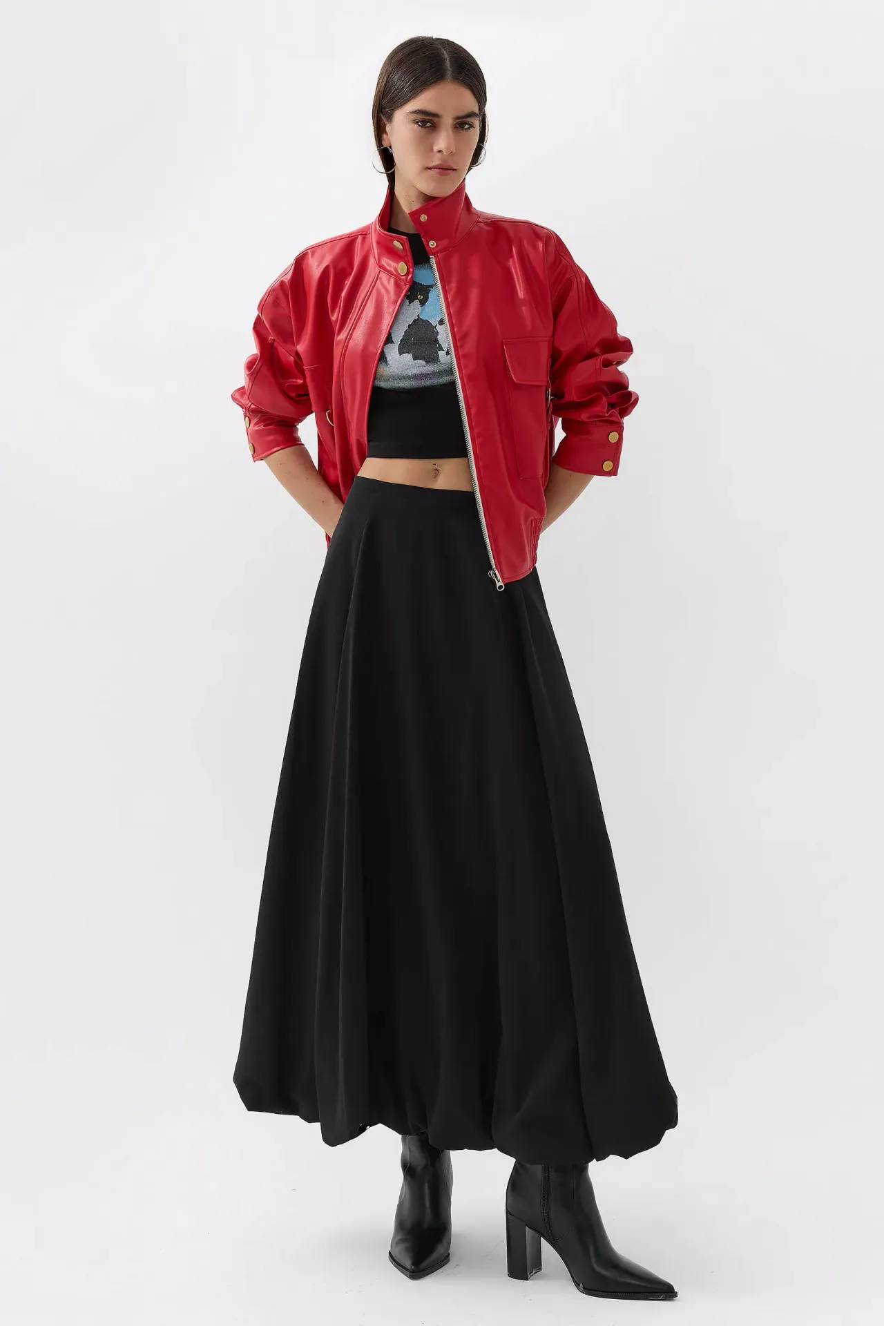 Balloon Maxi Skirt