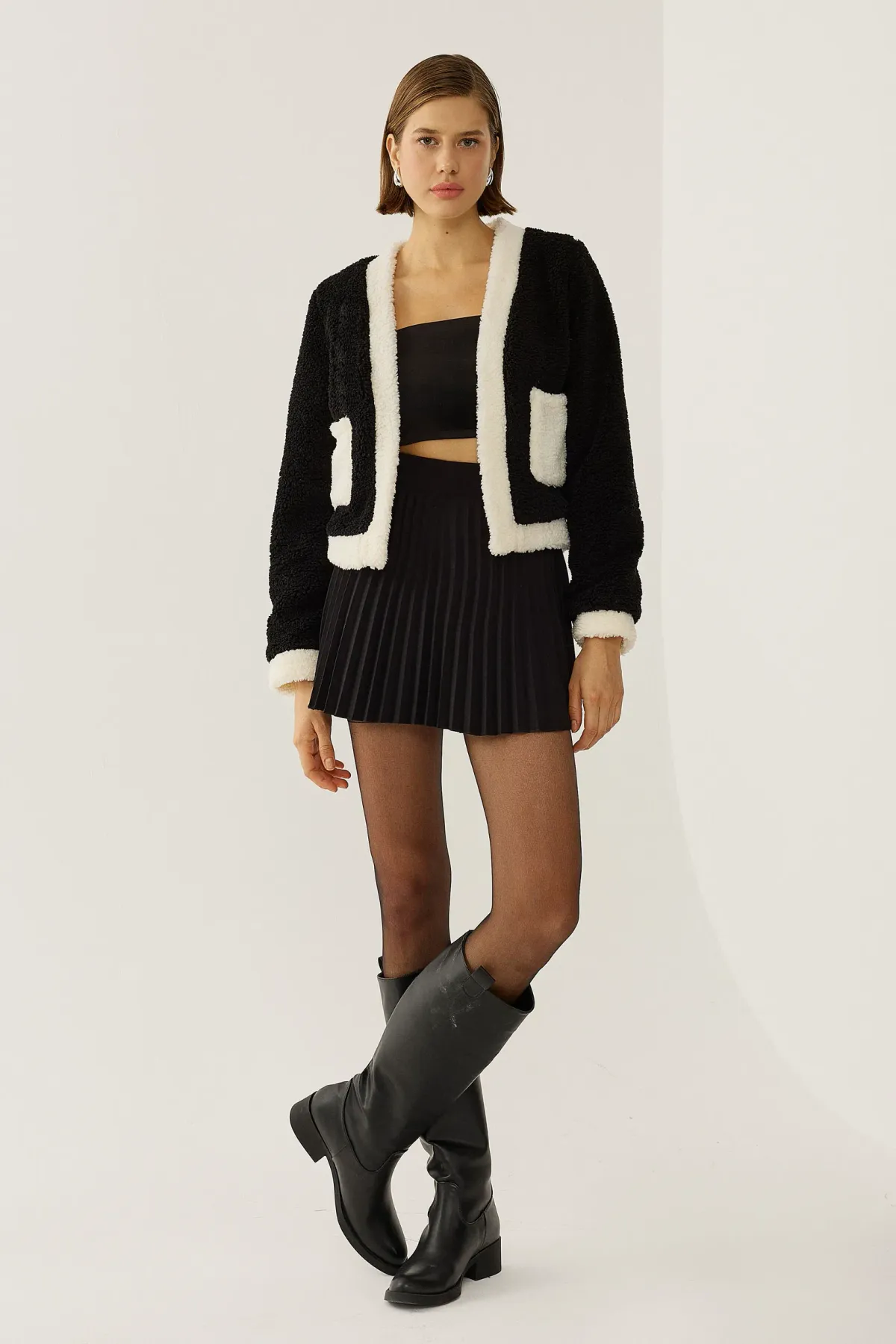 Sherpa Contrast Detail Jacket 1