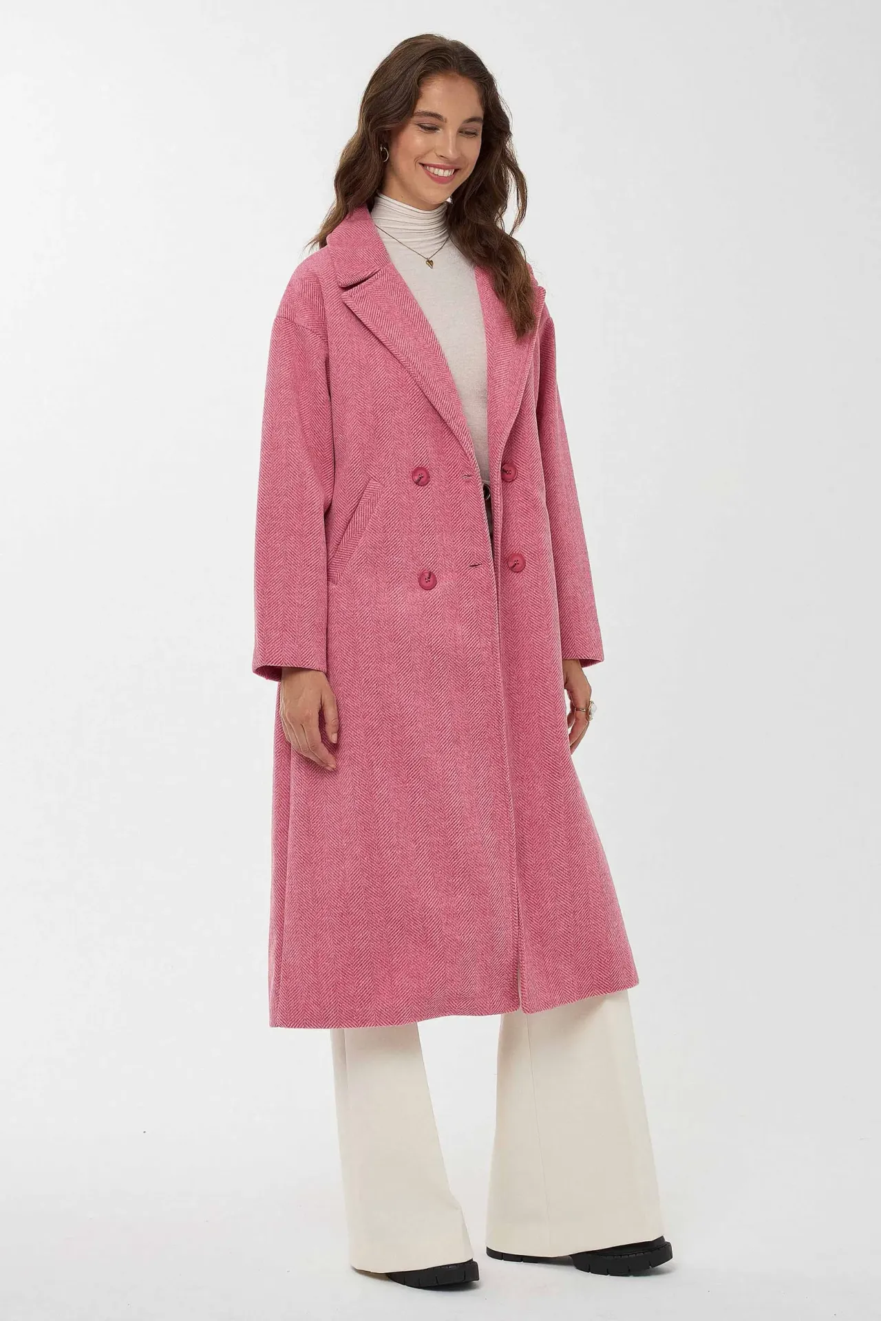 Relaxed Fit Long Coat