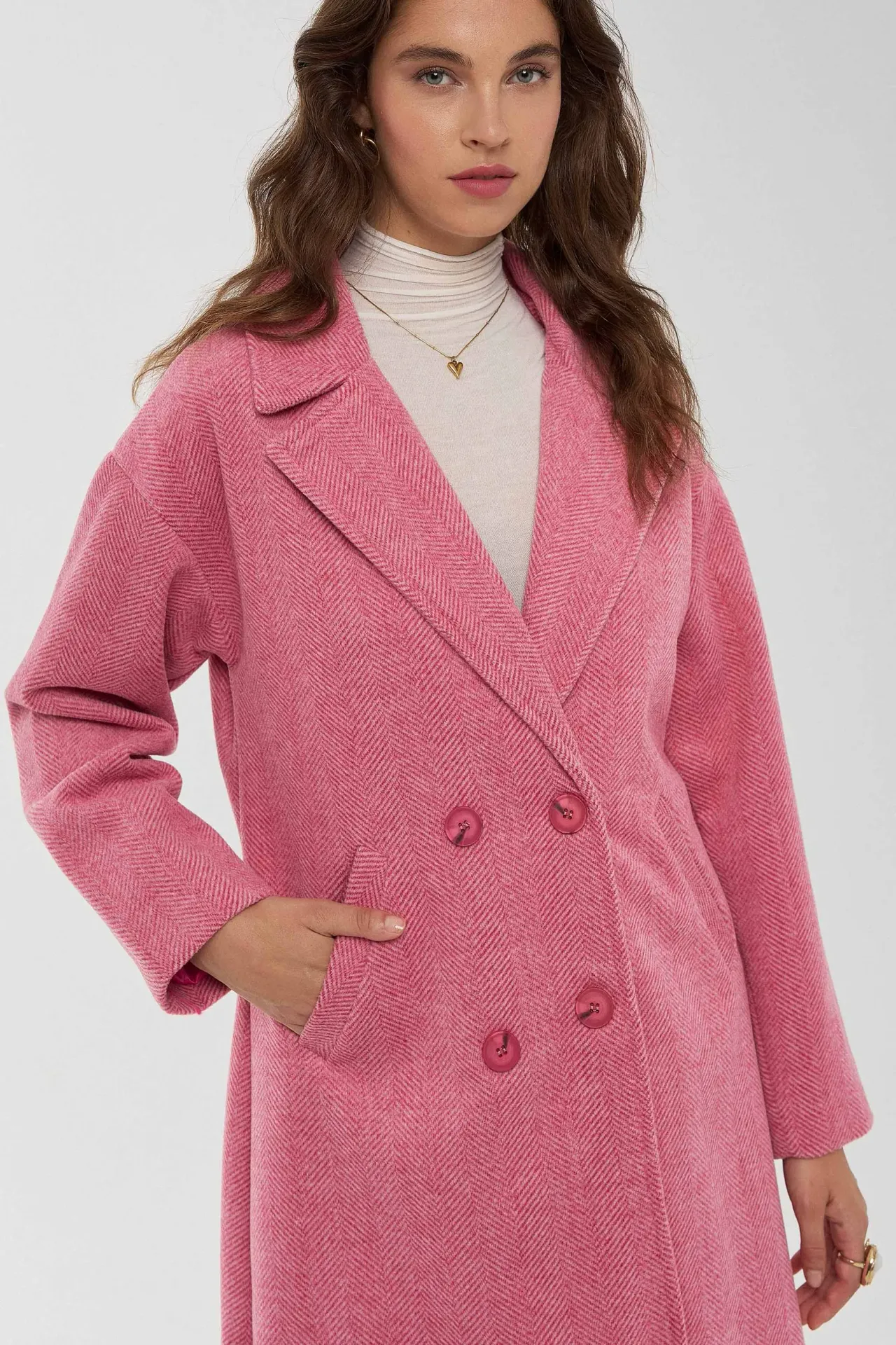 Relaxed Fit Long Coat