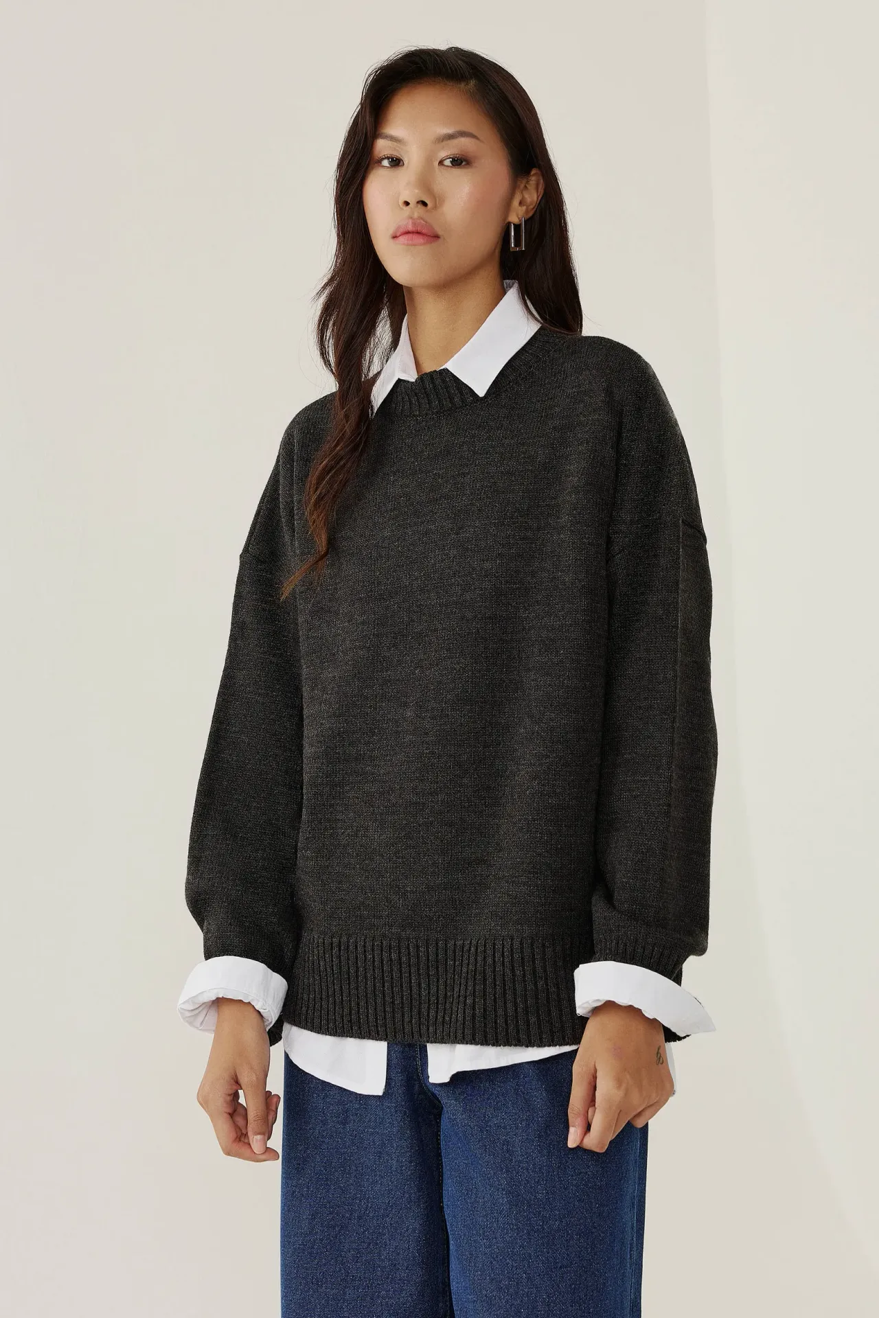 Crew Neck Cozy Sweater