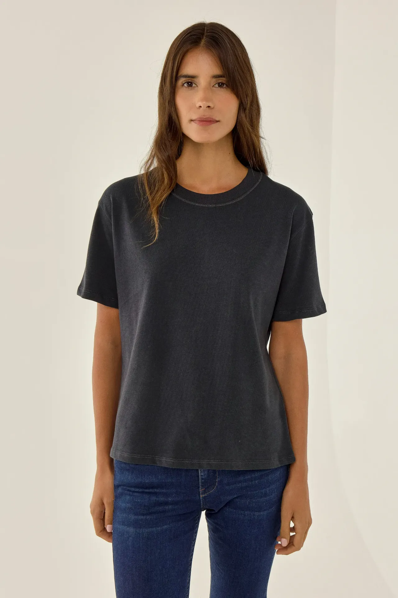 Relaxed Fit Crew Neck T-Shirt