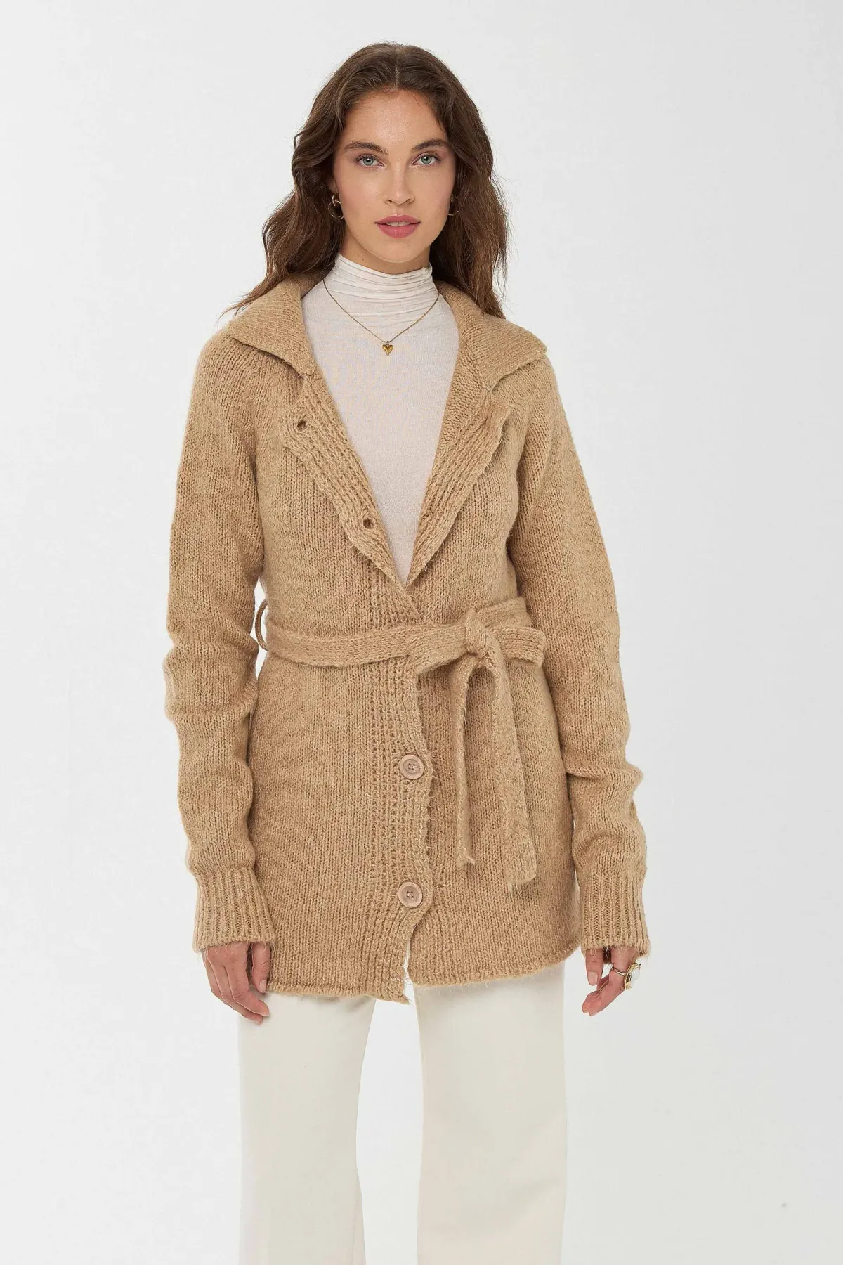 Buttoned Knitted Cardigan 3