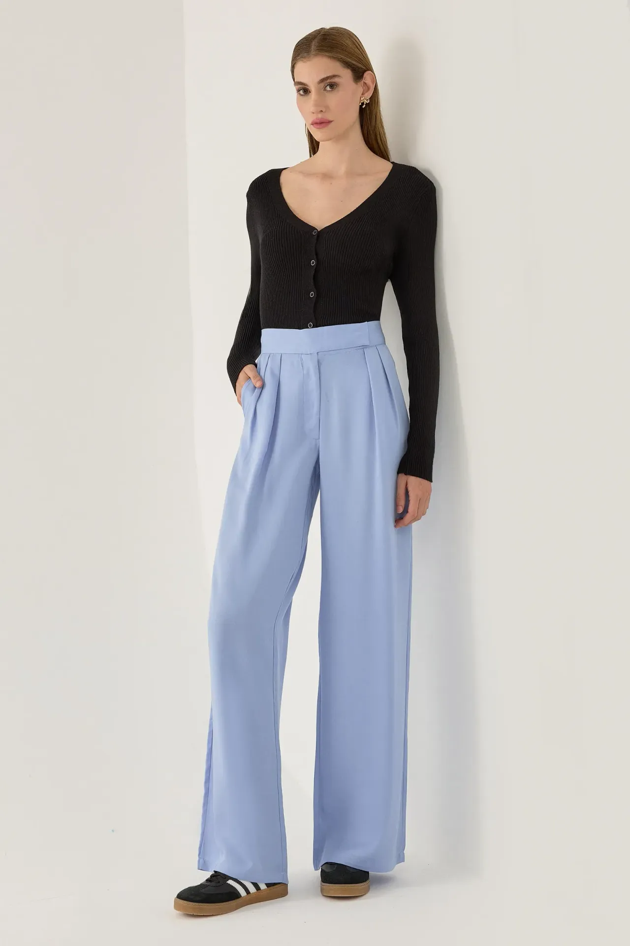 Pleated Pants