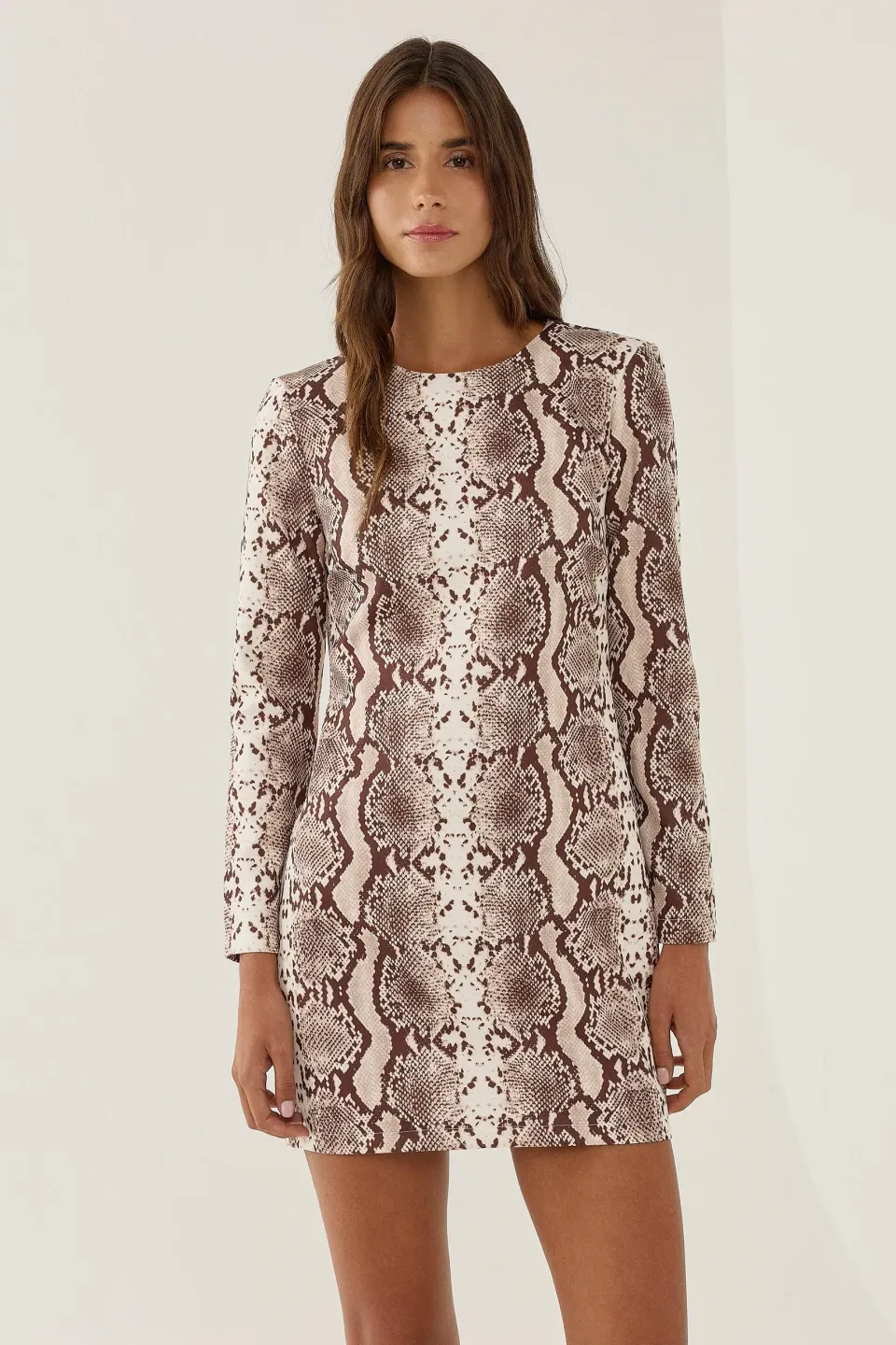 Patterned Mini Dress 