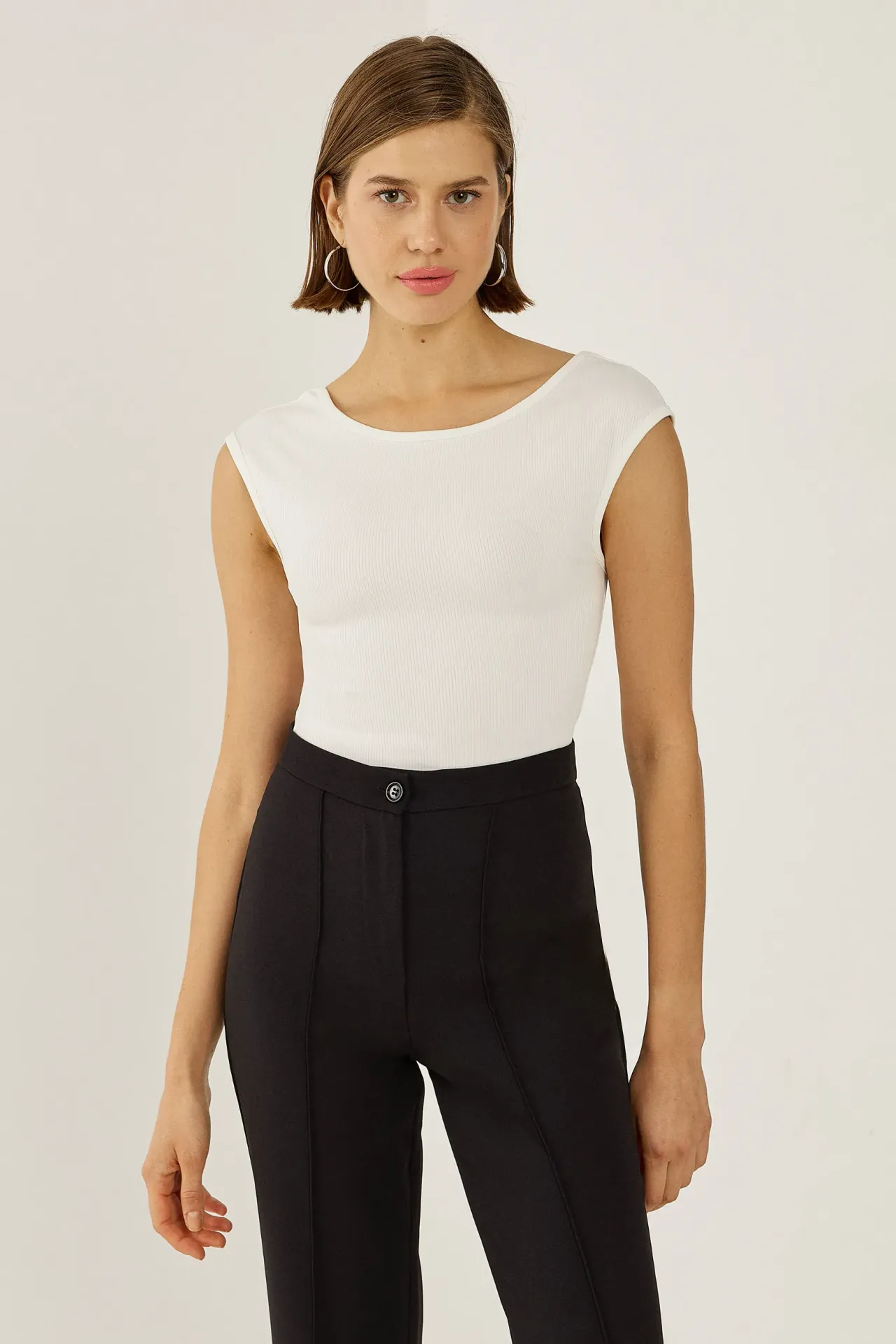 Open Back Crop Top