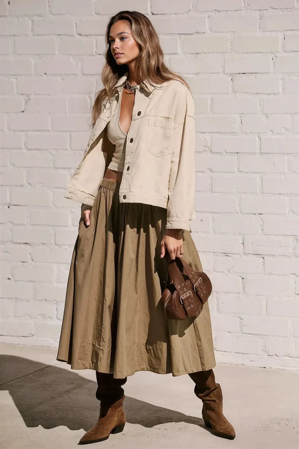 Maxi A-Form Fit Skirt