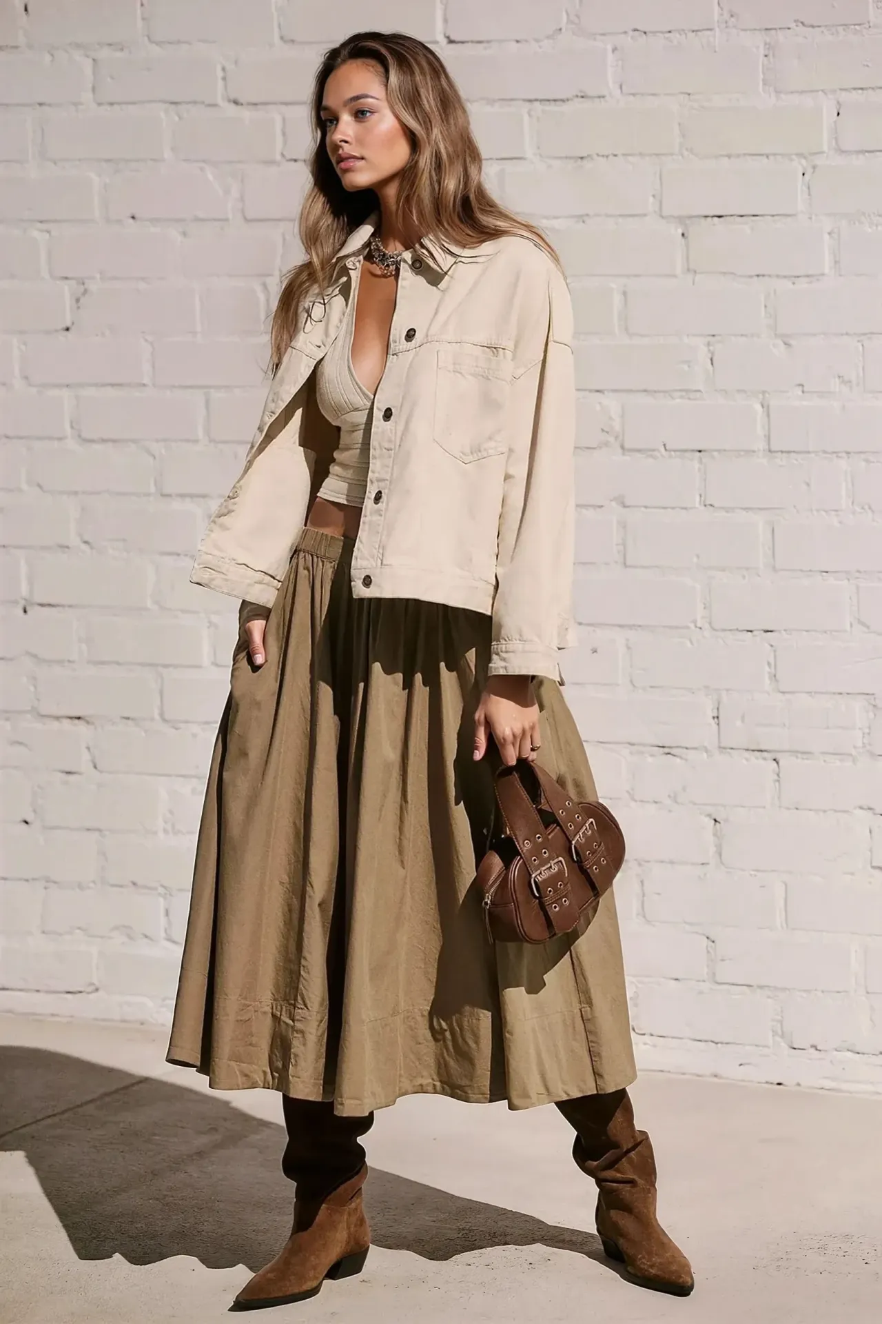 Maxi A-Form Fit Skirt