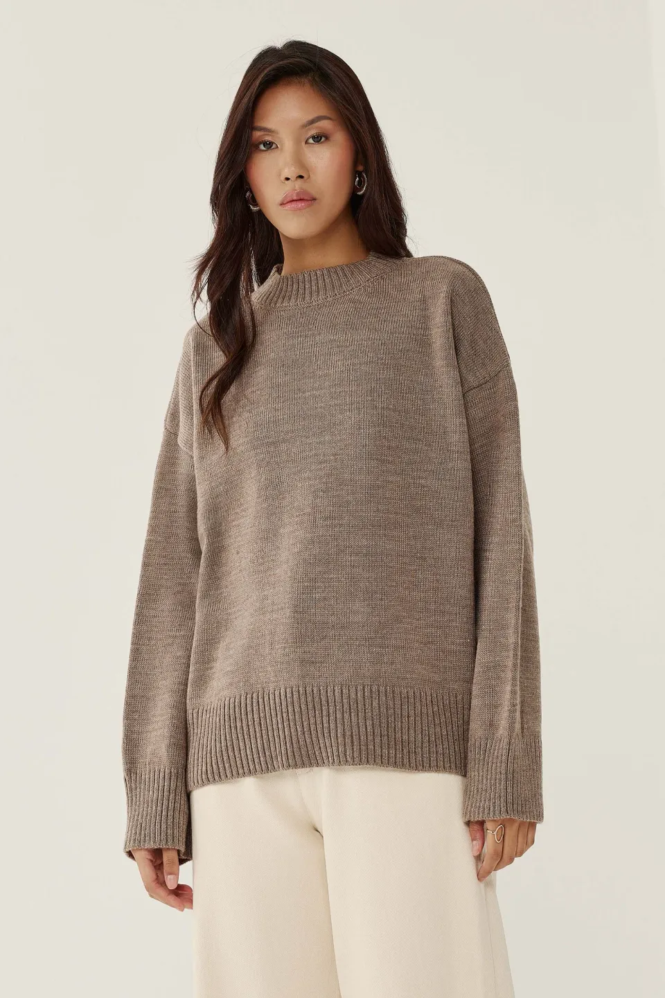 Crew Neck Cozy Sweater