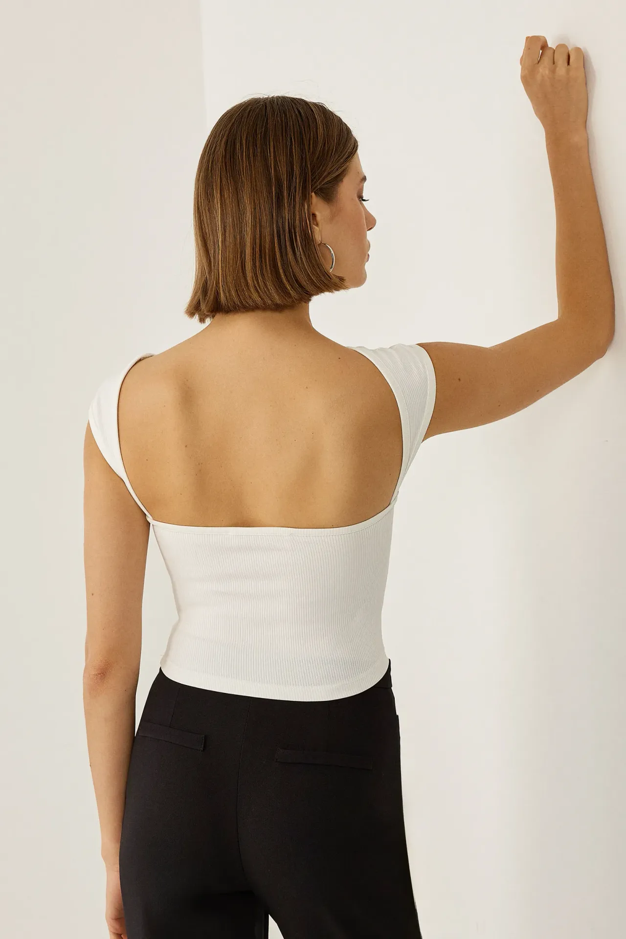 Open Back Crop Top