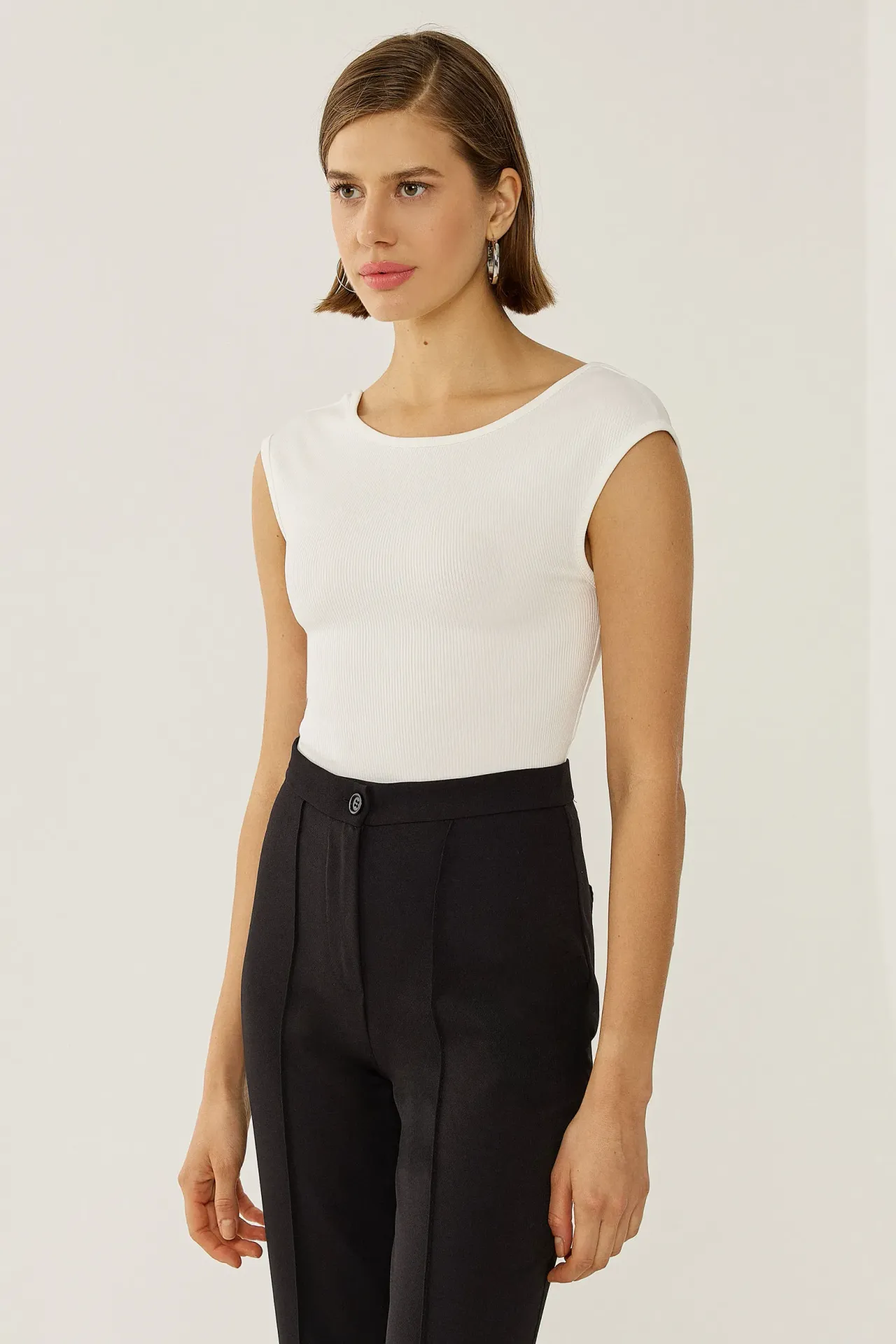 Open Back Crop Top
