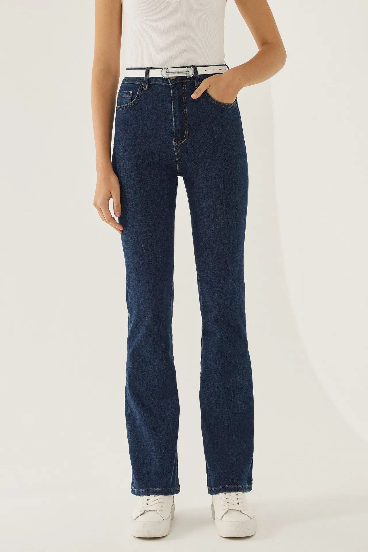 Normal Waist Flare Jeans