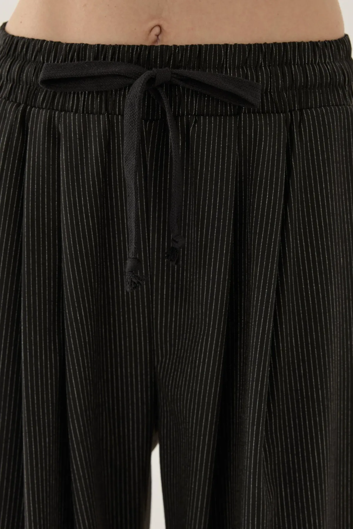 Wide Leg Elastic Waist Pants 5