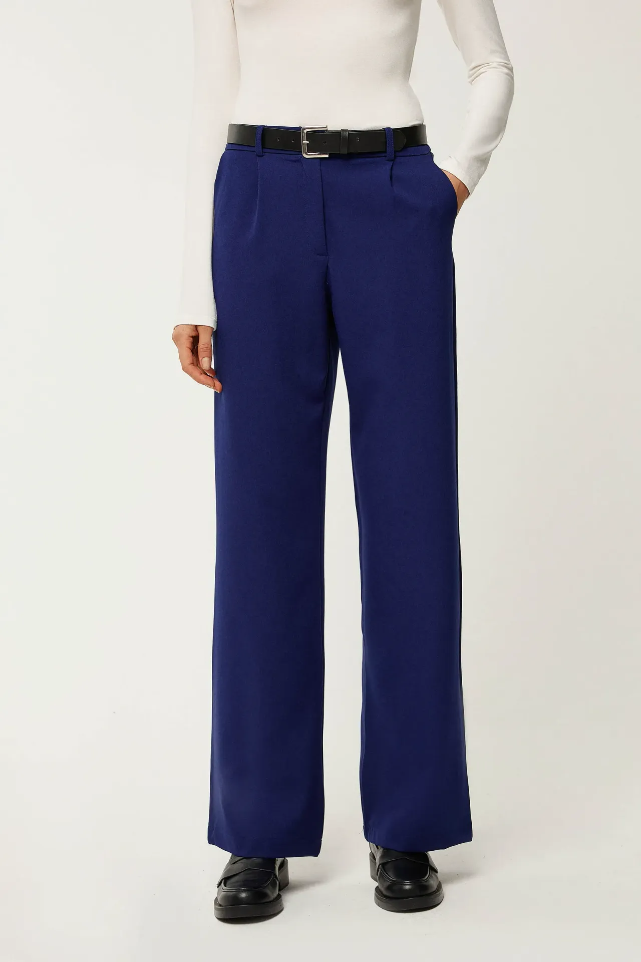 Straight Leg Suit Pants