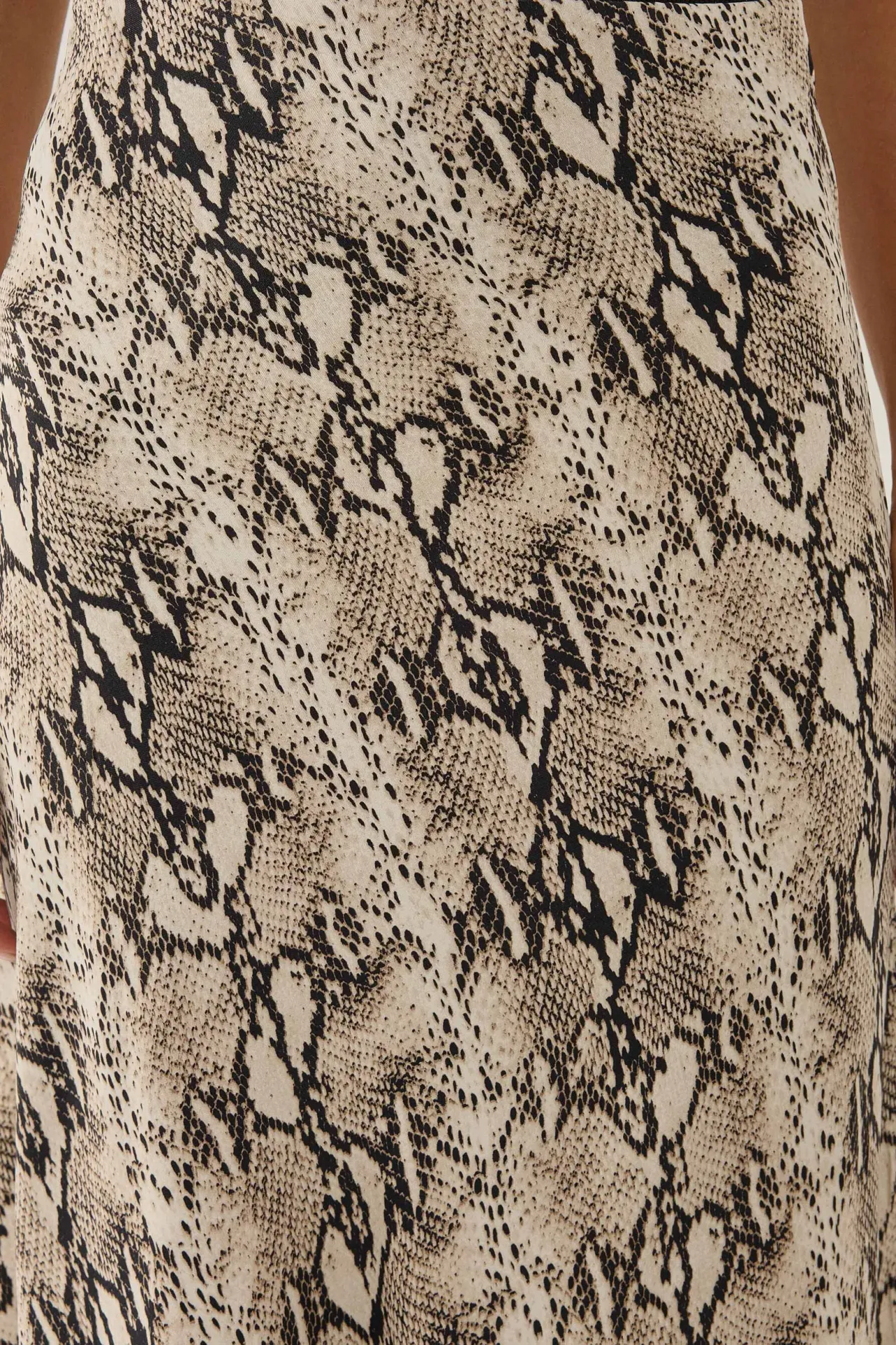 Patterned Midi Skirt