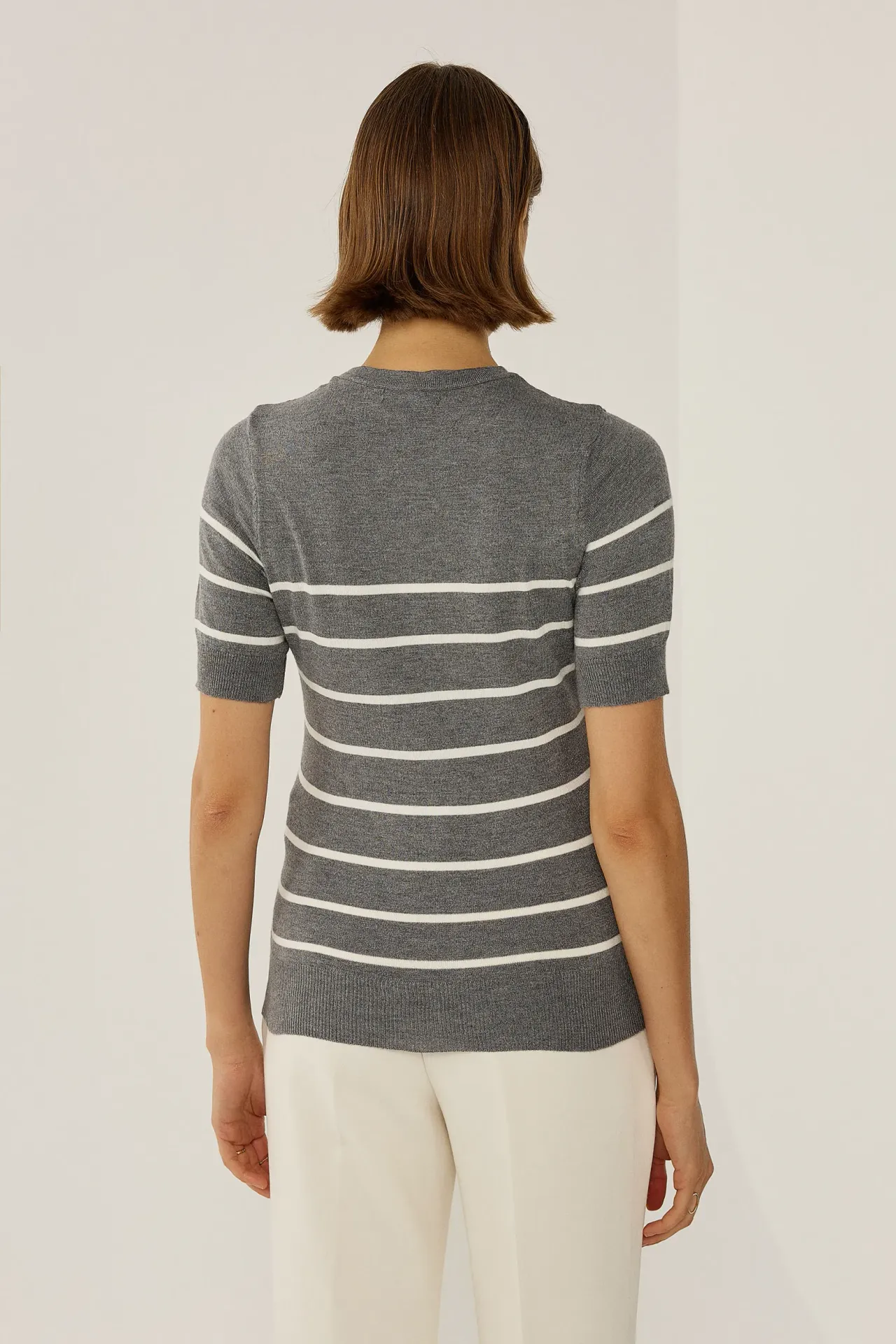 Striped Crew Neck Sweater