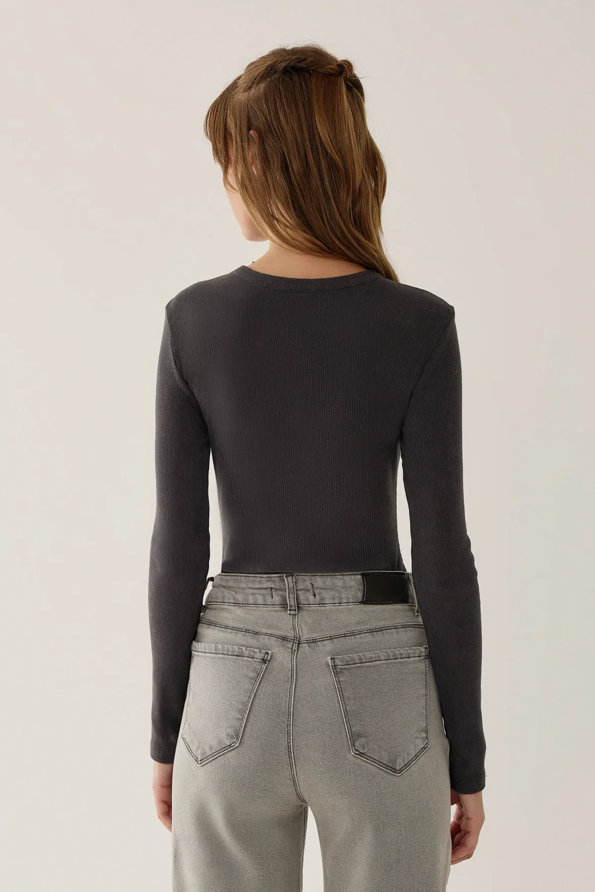Washed Effect Bodysuit 5