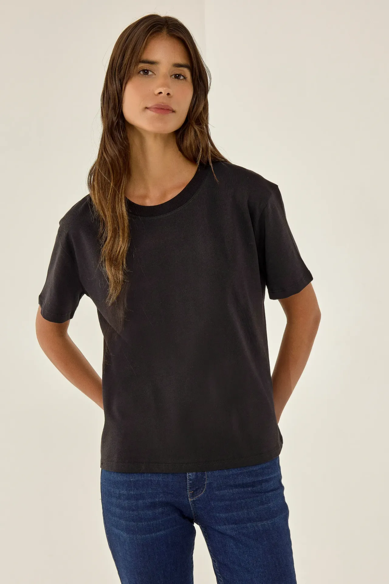 Relaxed Fit Crew Neck T-Shirt