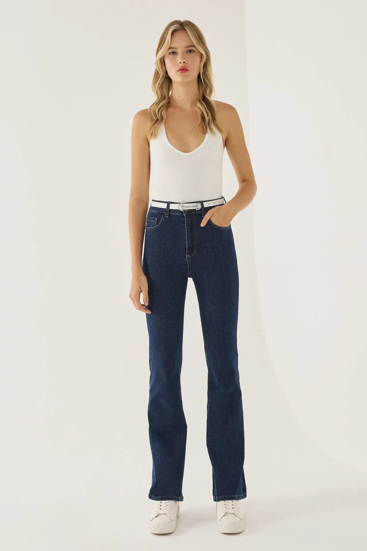 Normal Waist Flare Jeans