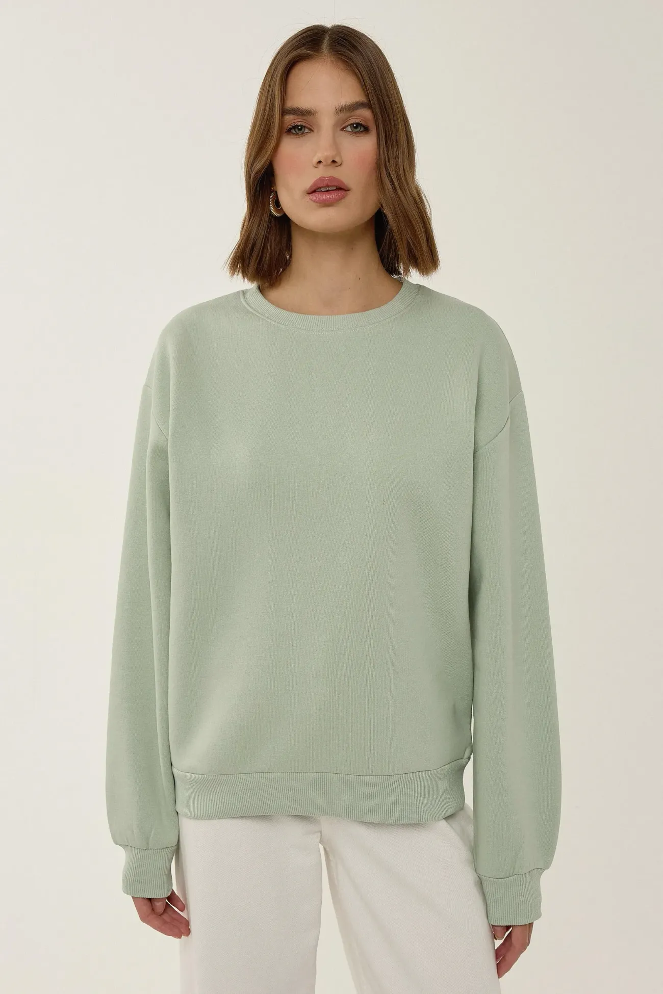 Oversized Basic Sweatshirt 1