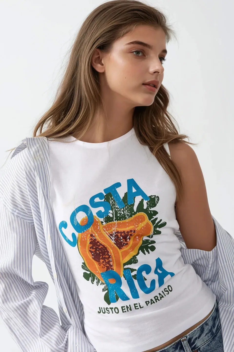 Slim Fit Printed Crew Neck T-Shirt