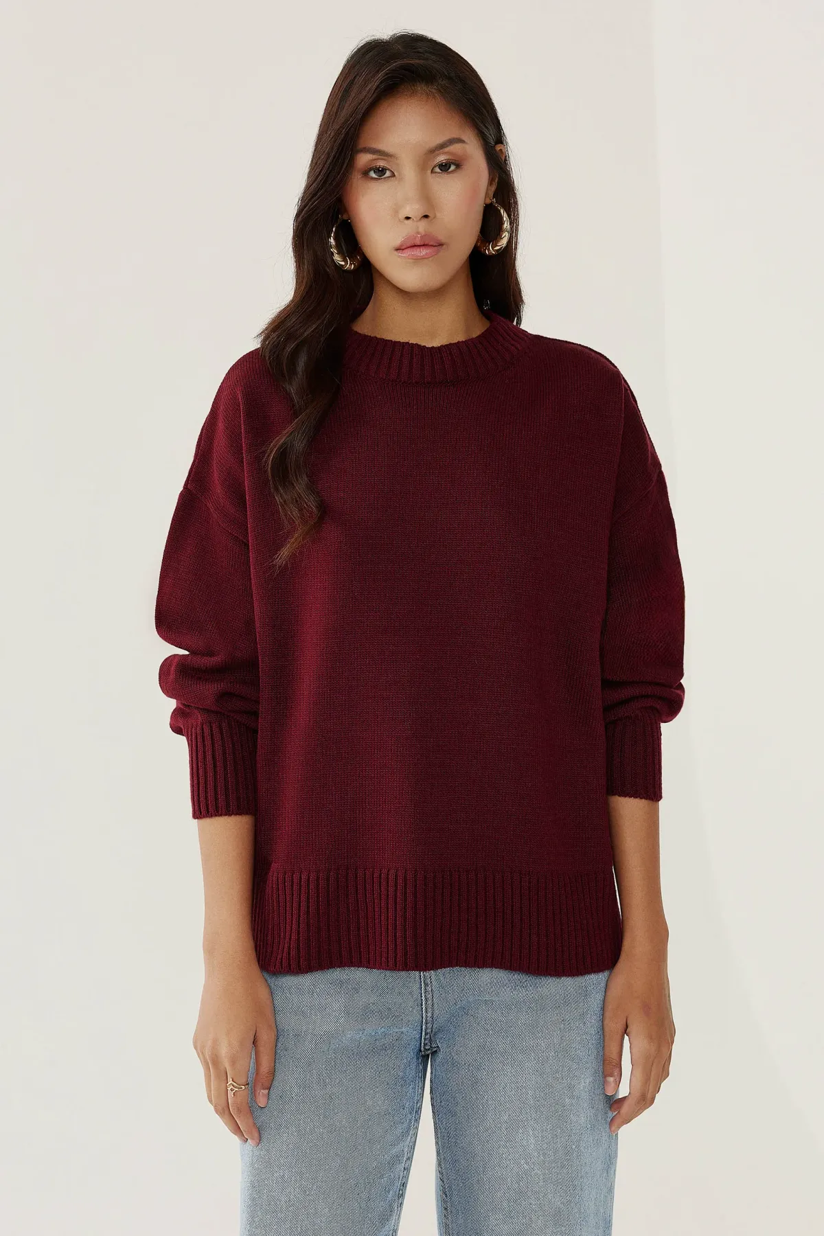 Crew Neck Cozy Sweater 3