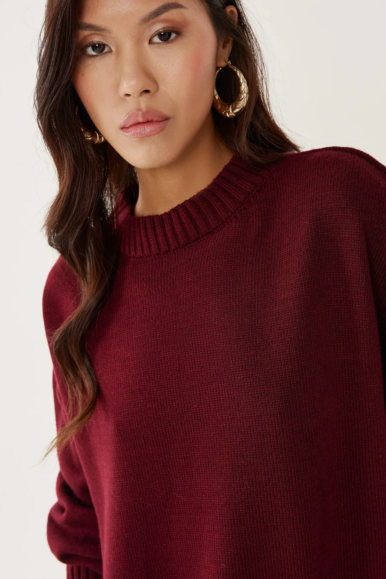 Crew Neck Cozy Sweater