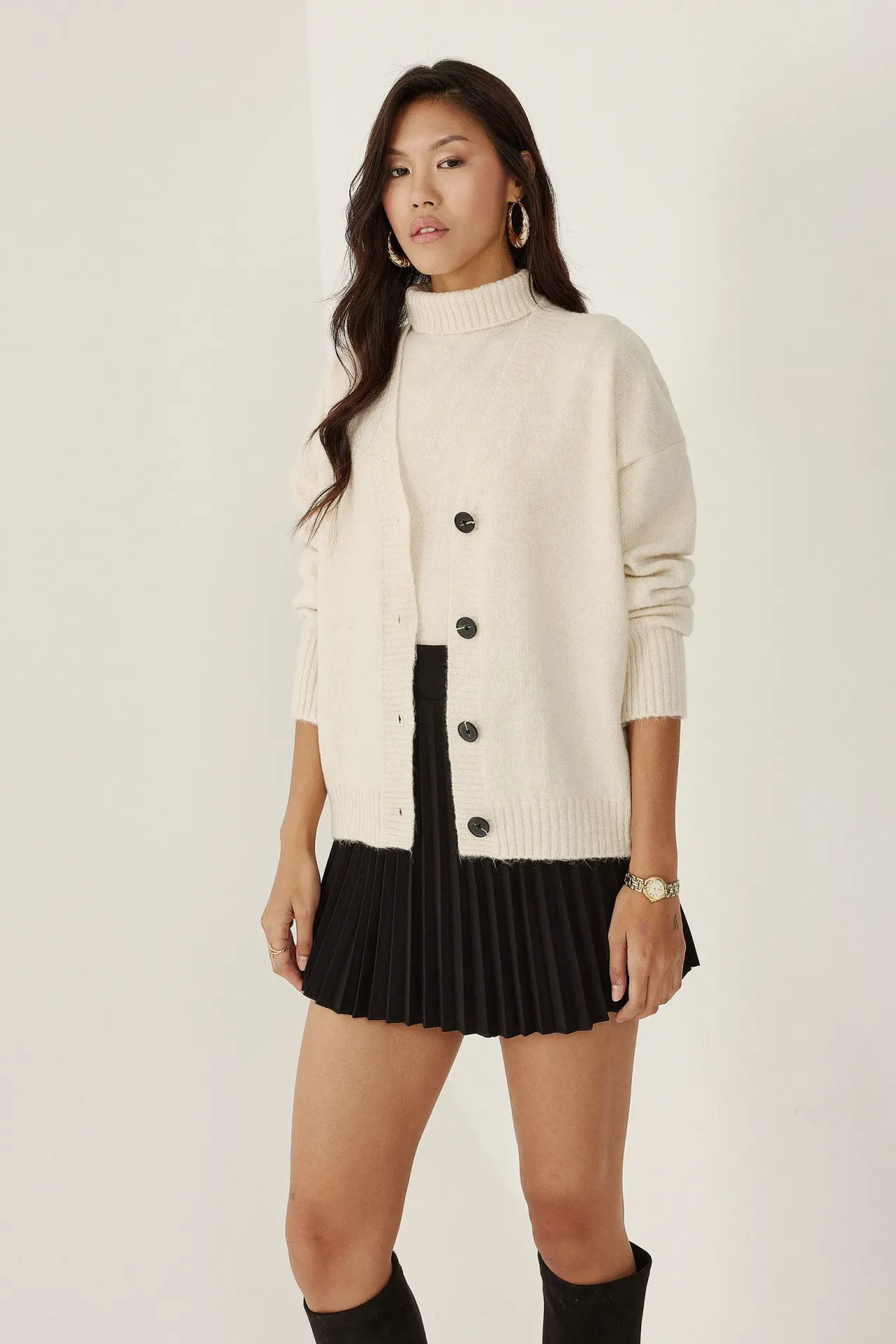 Turtleneck Two-Piece Set