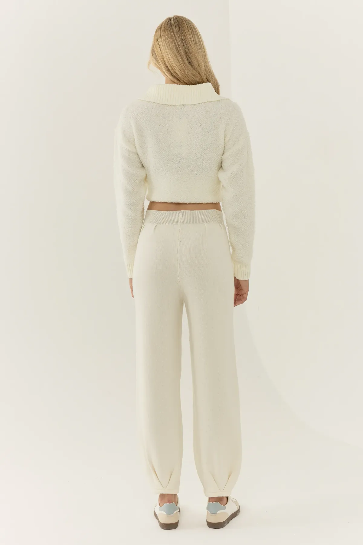 High Waist Knitted Jogger Pants 6