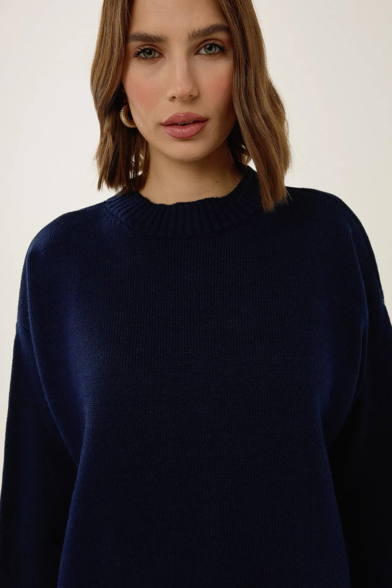 Crew Neck Cozy Sweater