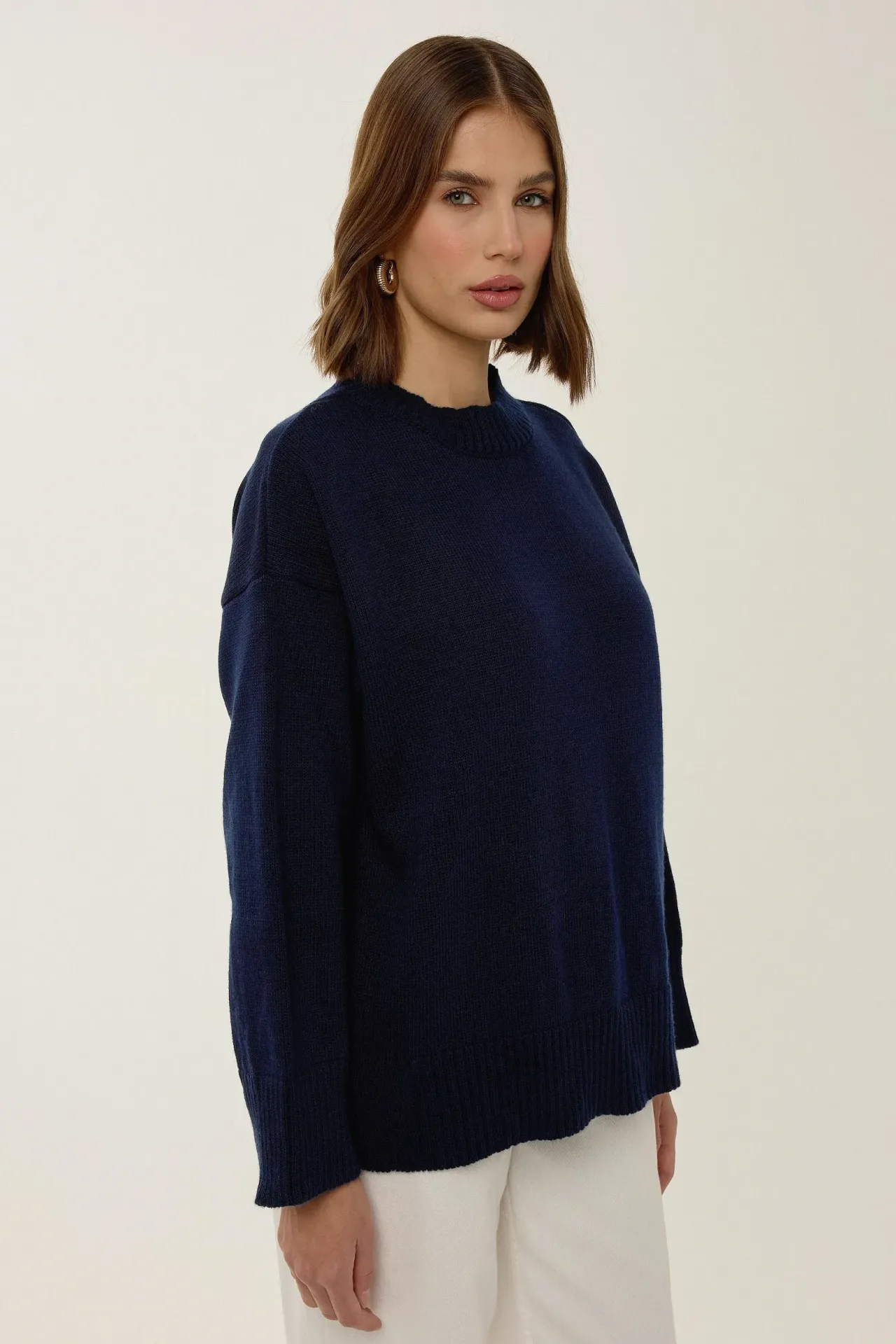 Crew Neck Cozy Sweater