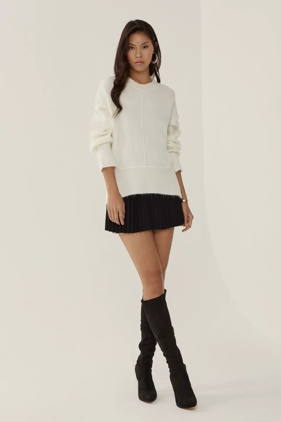 Relaxed Fit Knitted Sweater