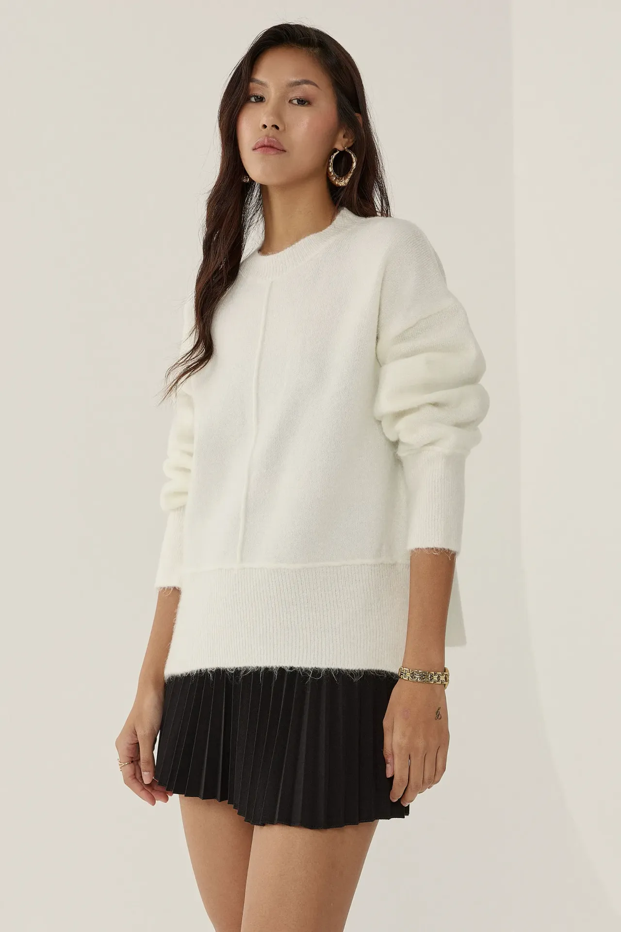 Relaxed Fit Knitted Sweater