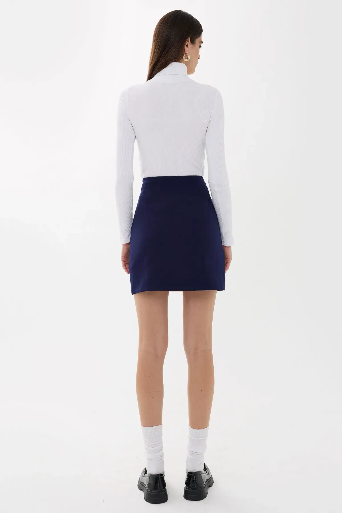 High-Waist Side-Slit Skirt 5