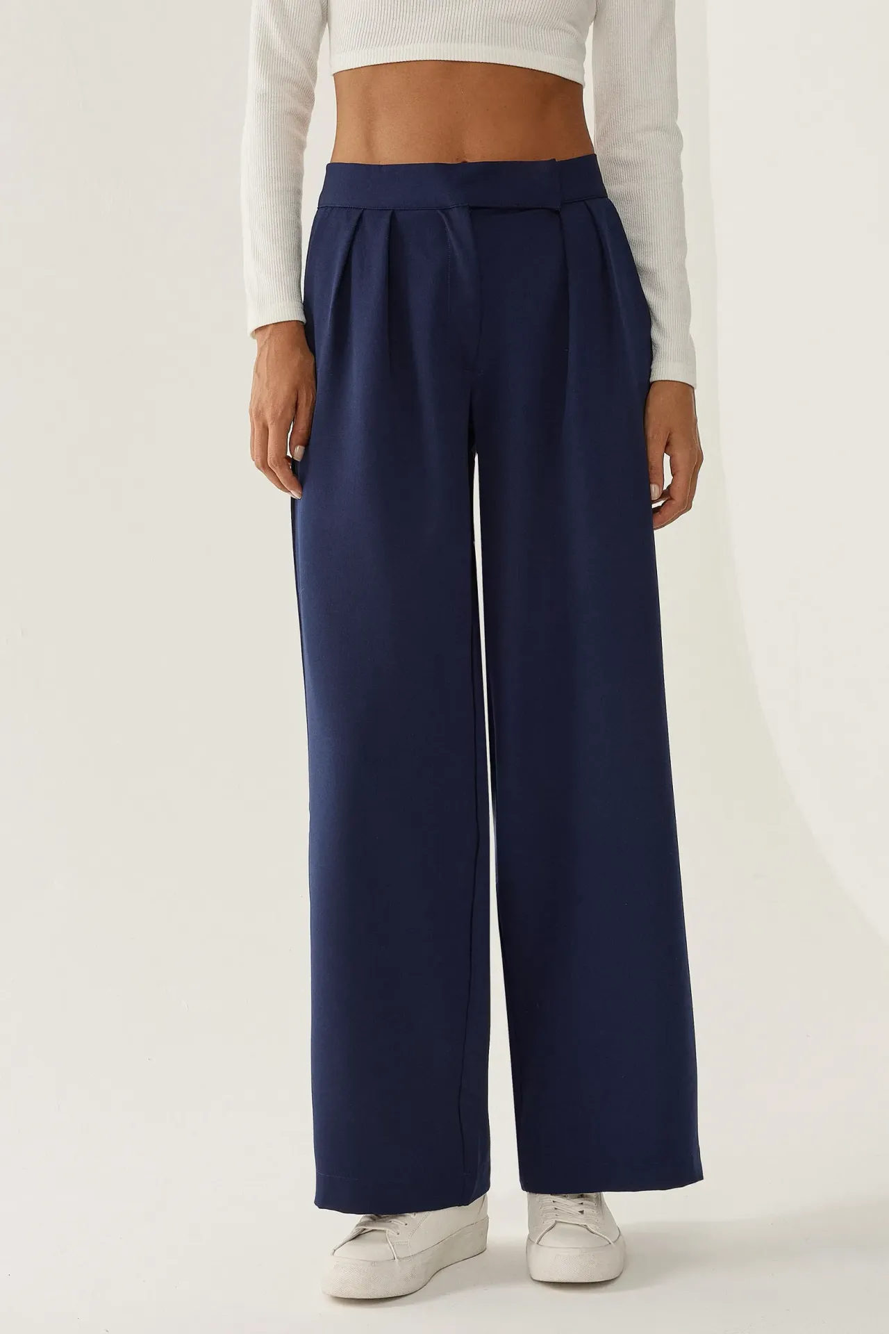 High Waist Wide Leg Pants