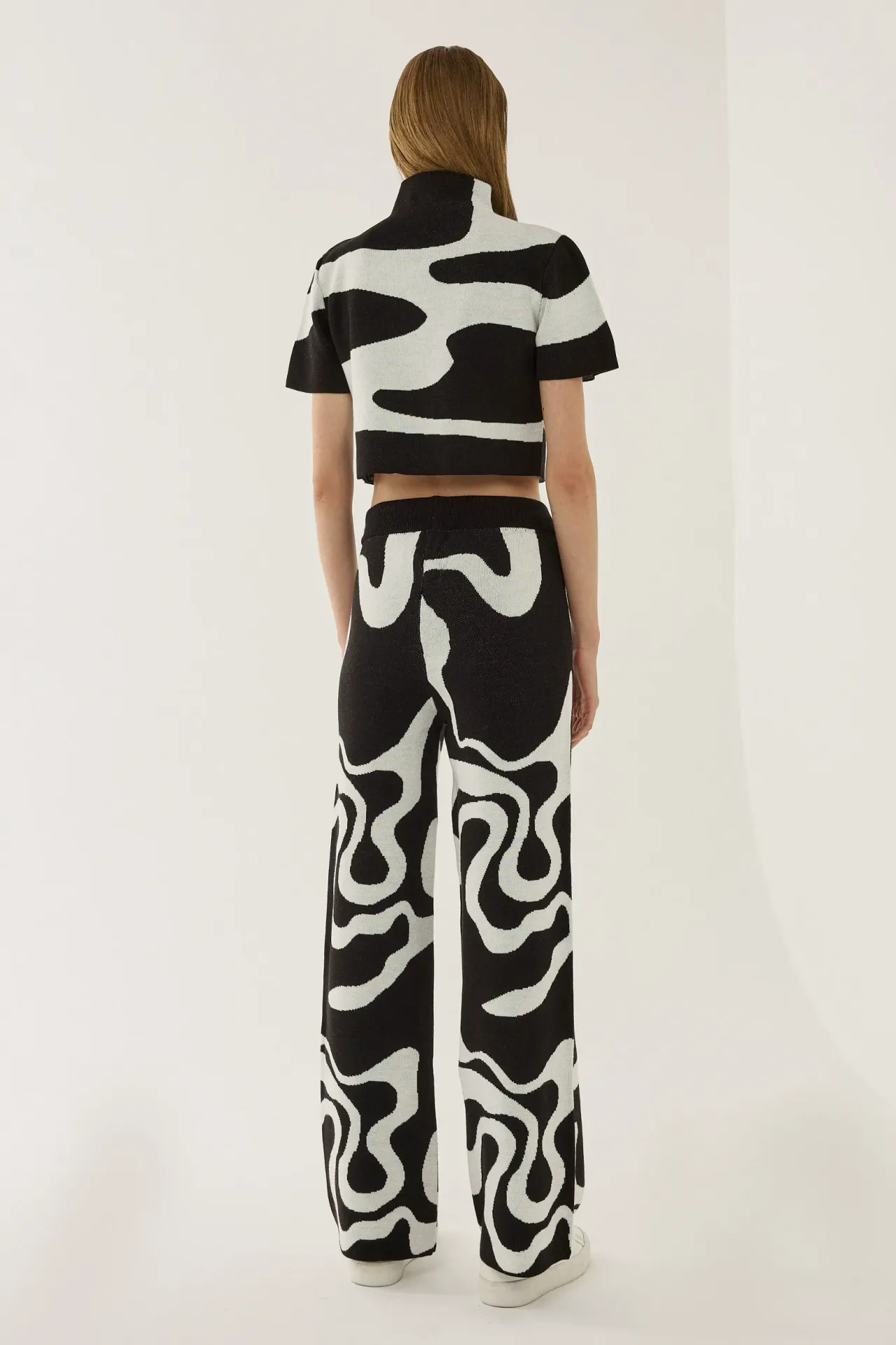 Abstract Knit Pants