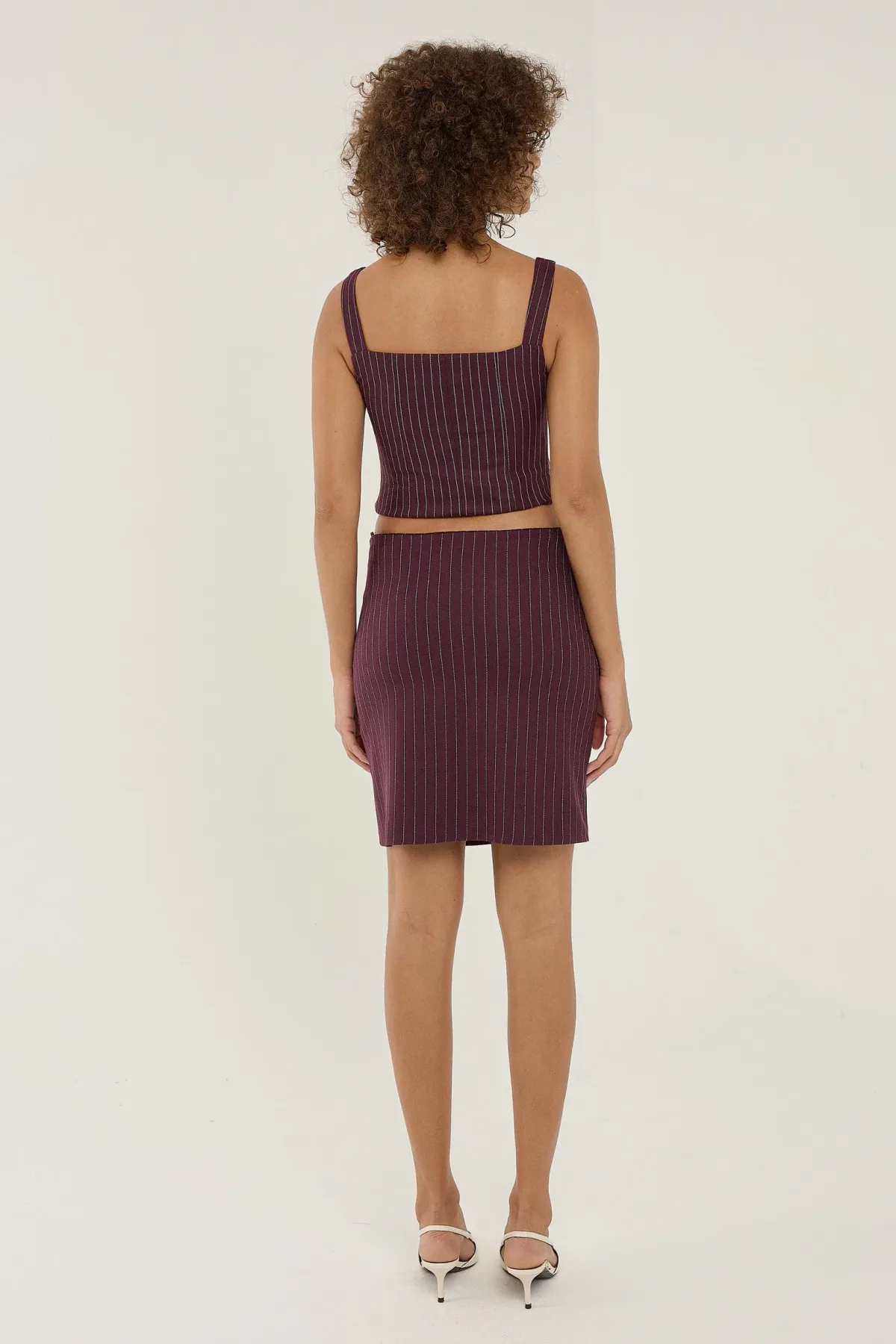 Striped Mini Skirt 4