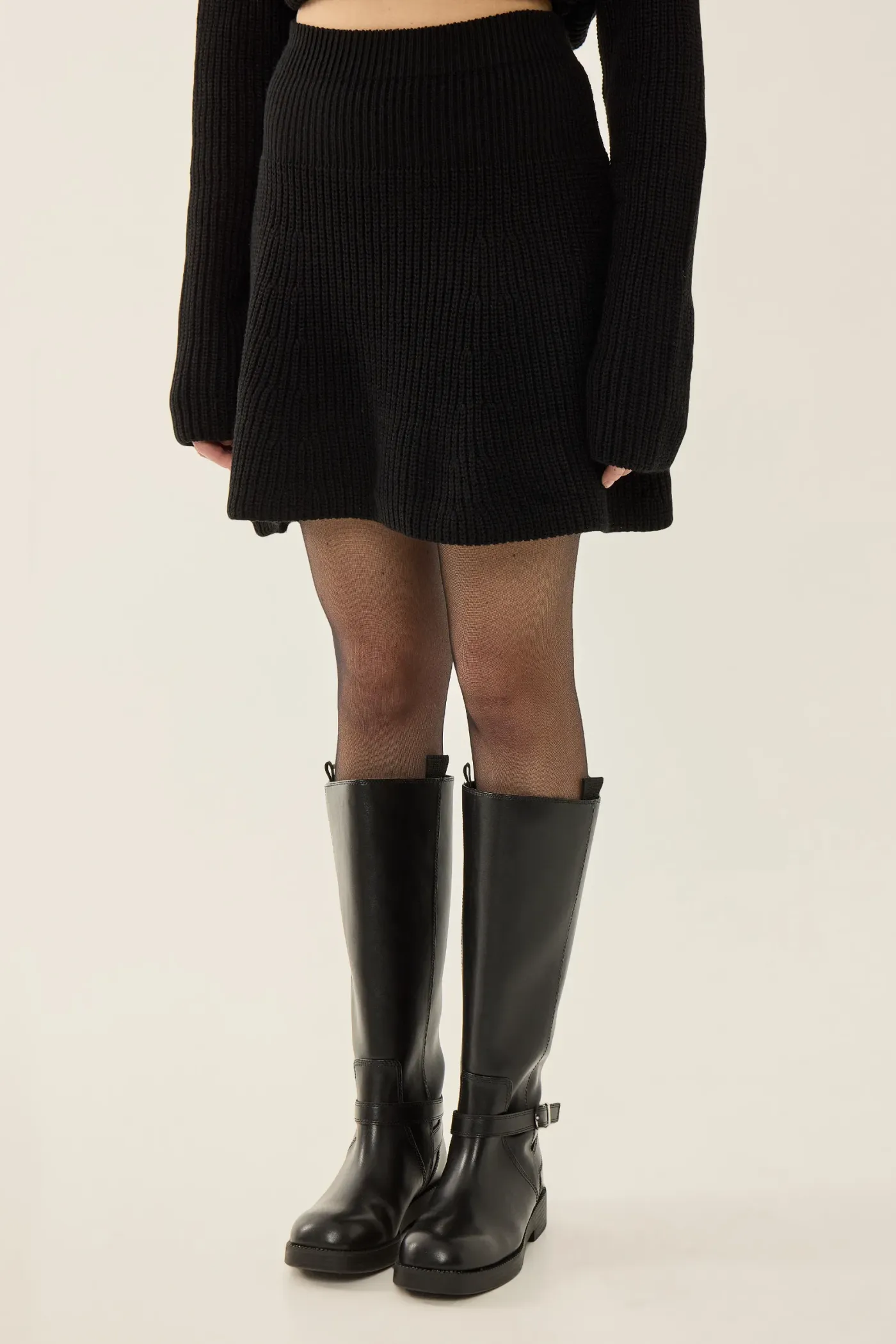 Textured Turtleneck Knit Co-Ord Set 4