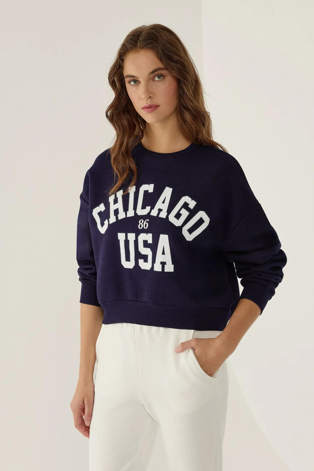 Relaxed Fit Printed Sweatshirt