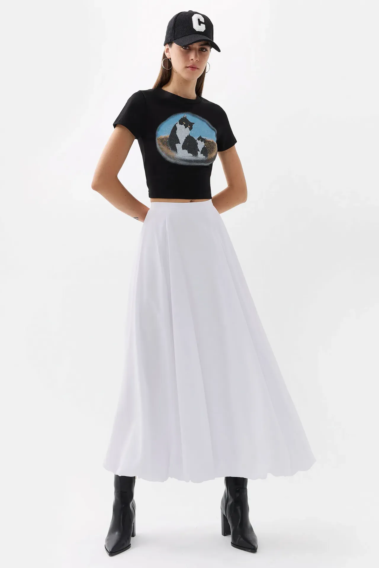 Balloon Maxi Skirt