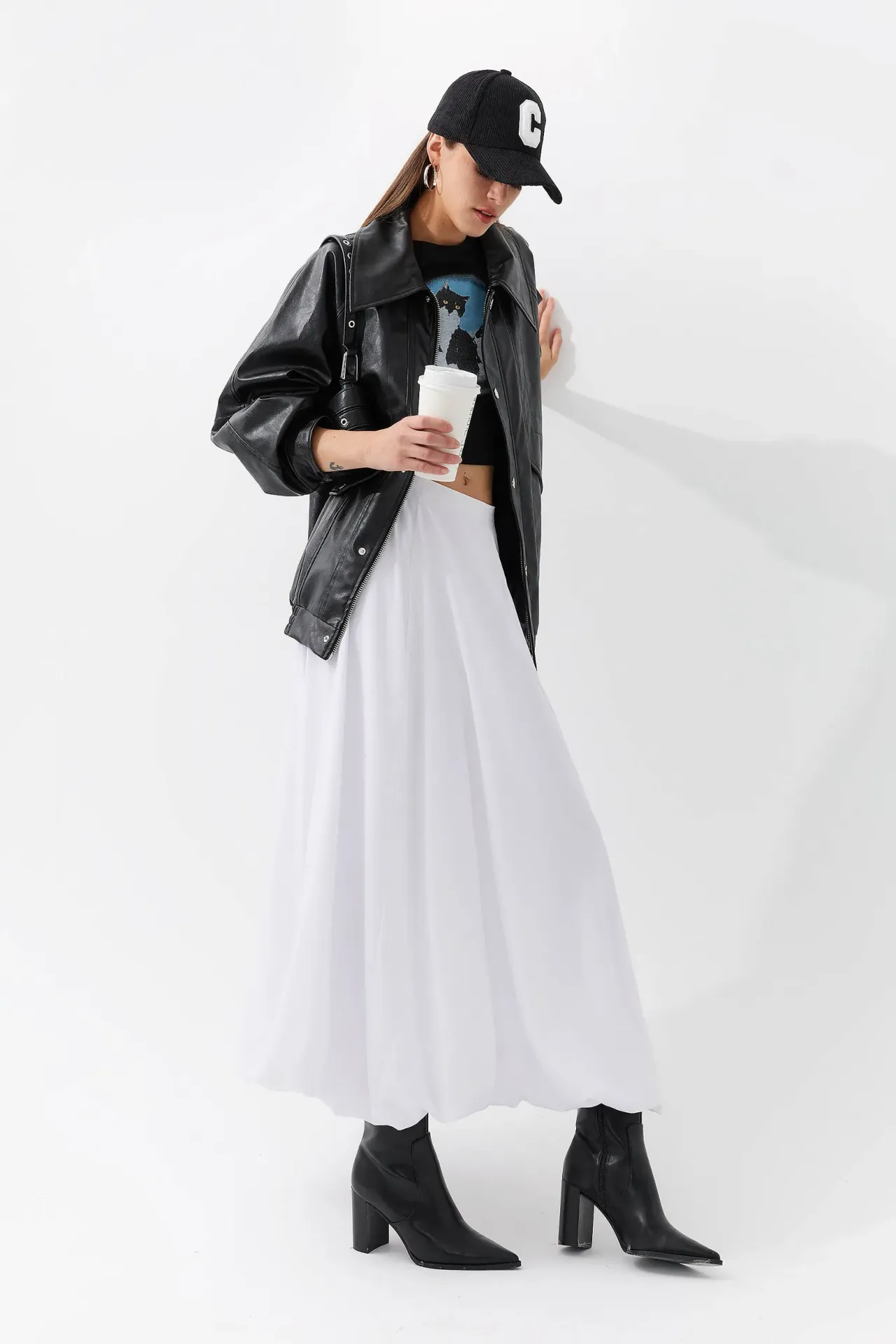 Balloon Maxi Skirt