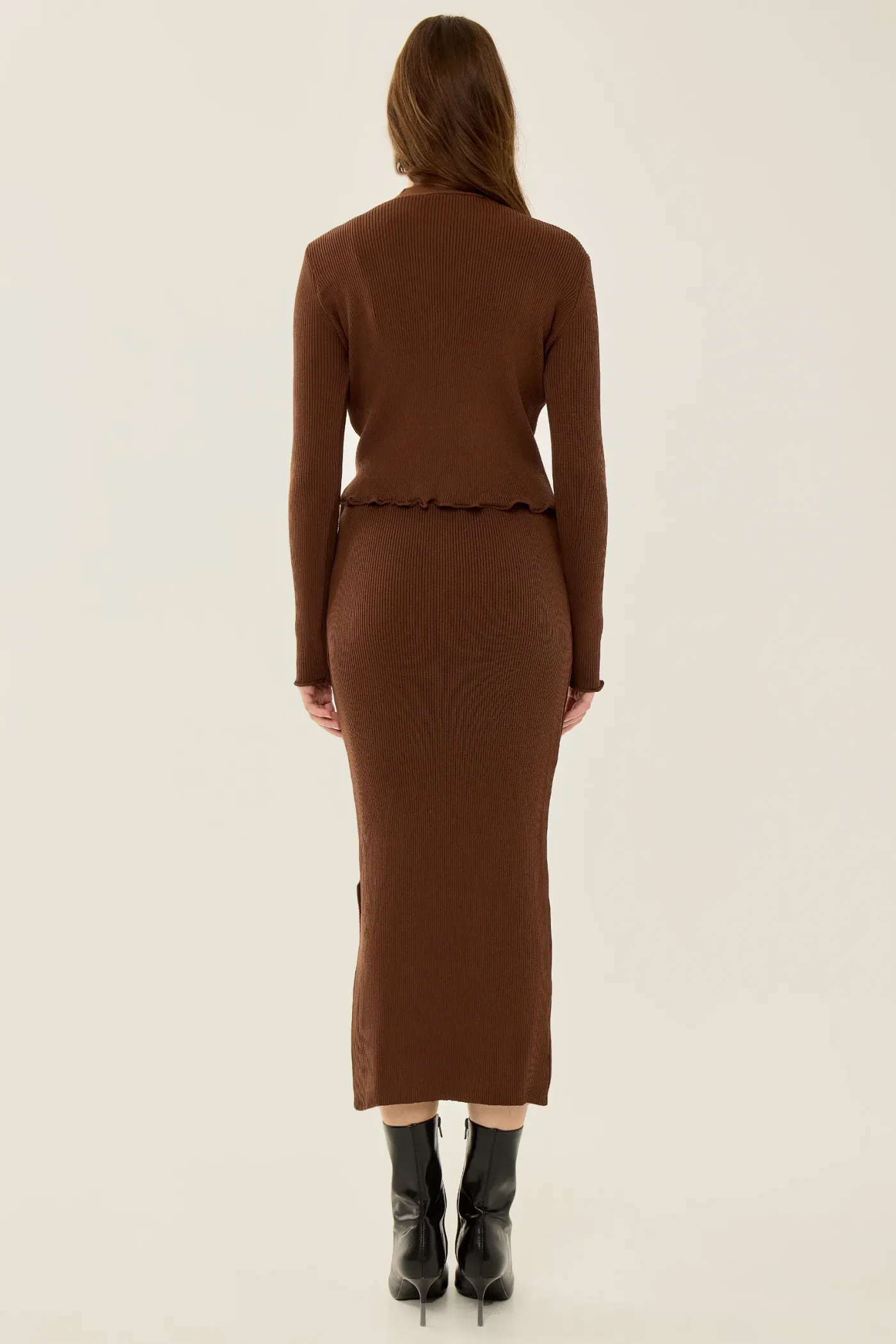 Fitted Bodycone Knit Co-ord Set 4