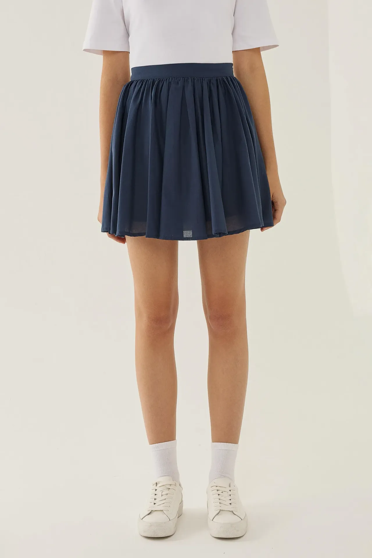 Flounced Mini Skirt