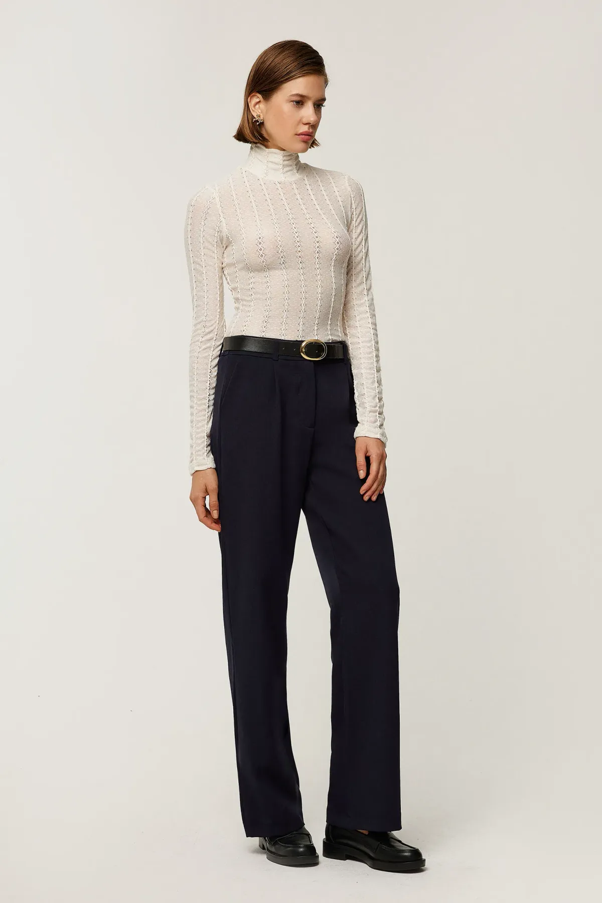 Straight Leg Suit Pants 3