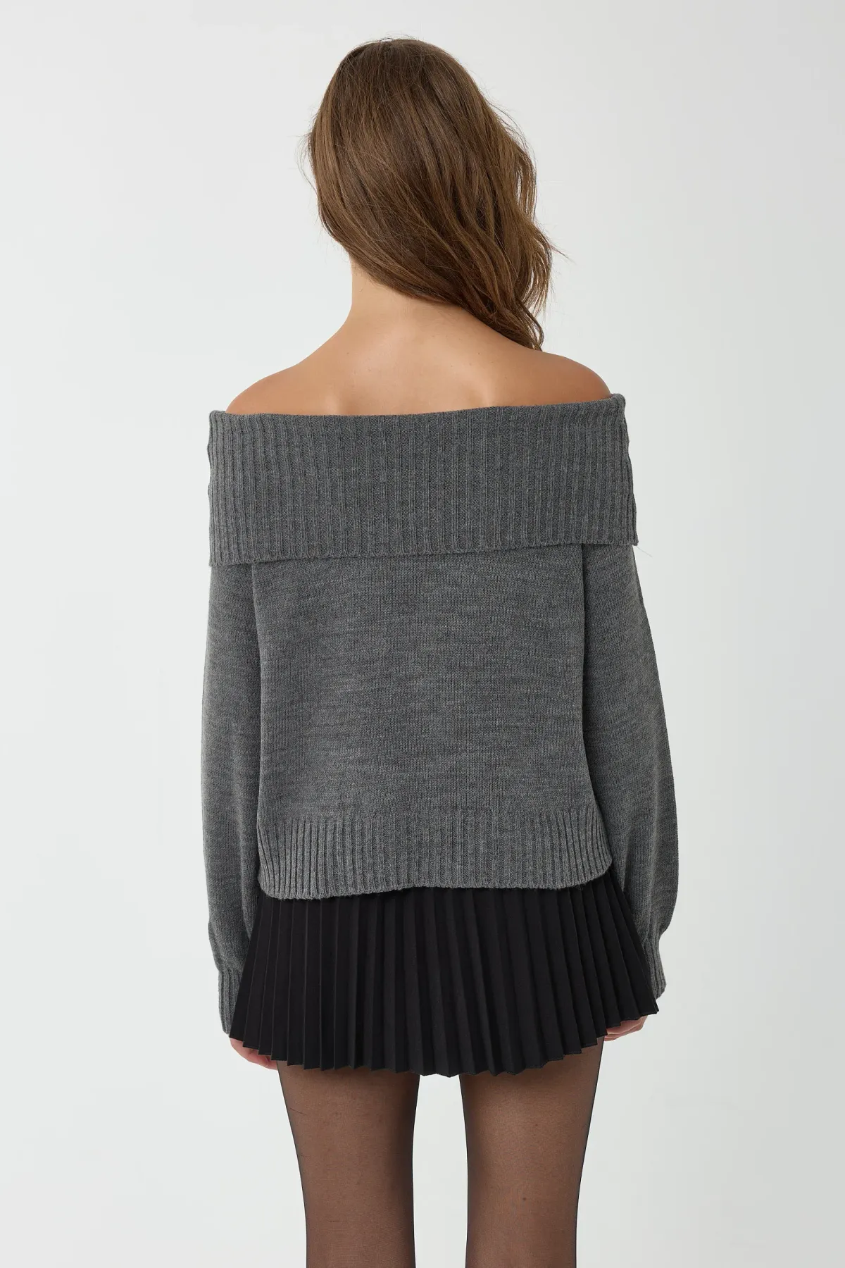 Off Shoulder Knit Sweater 4