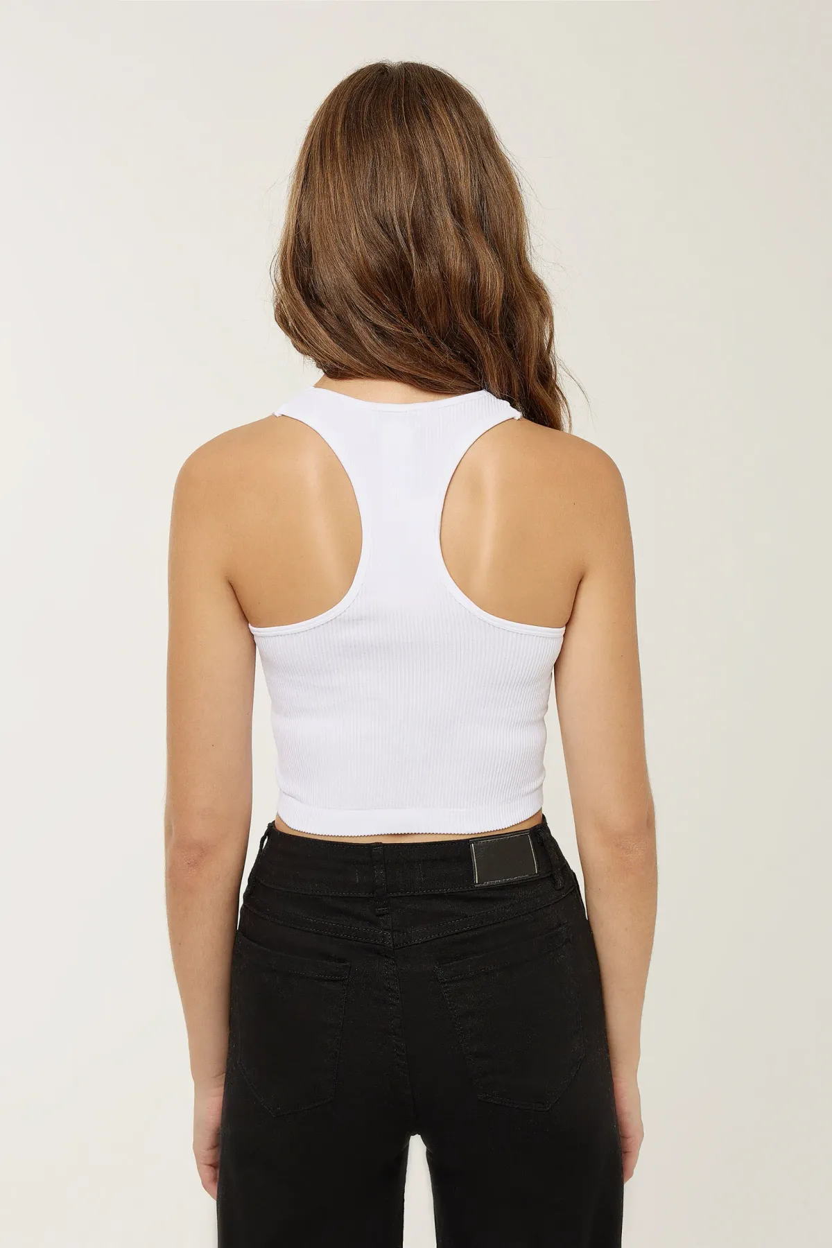Ribbed Halter-Neck Cropped Top 5