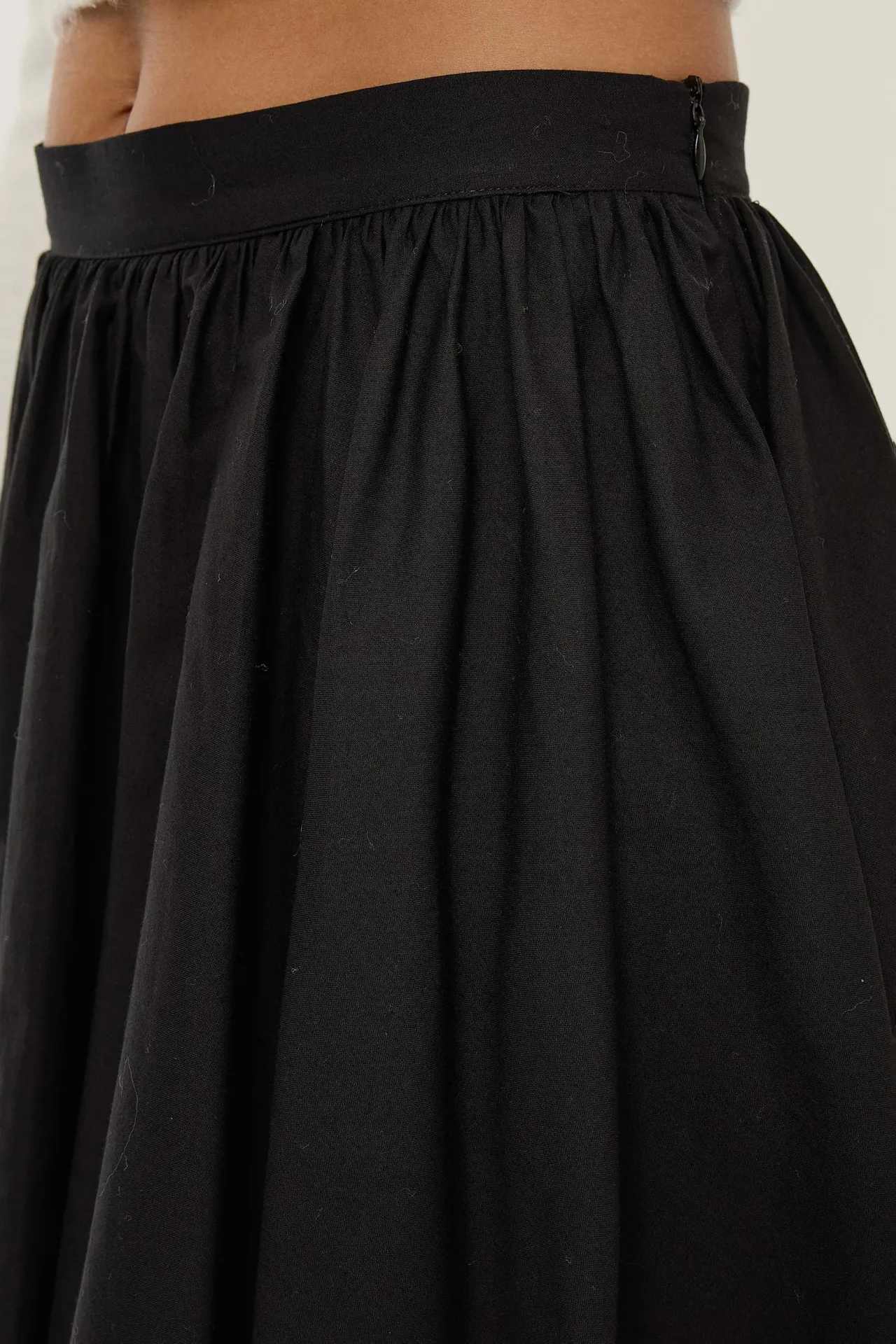 Flounced Mini Skirt