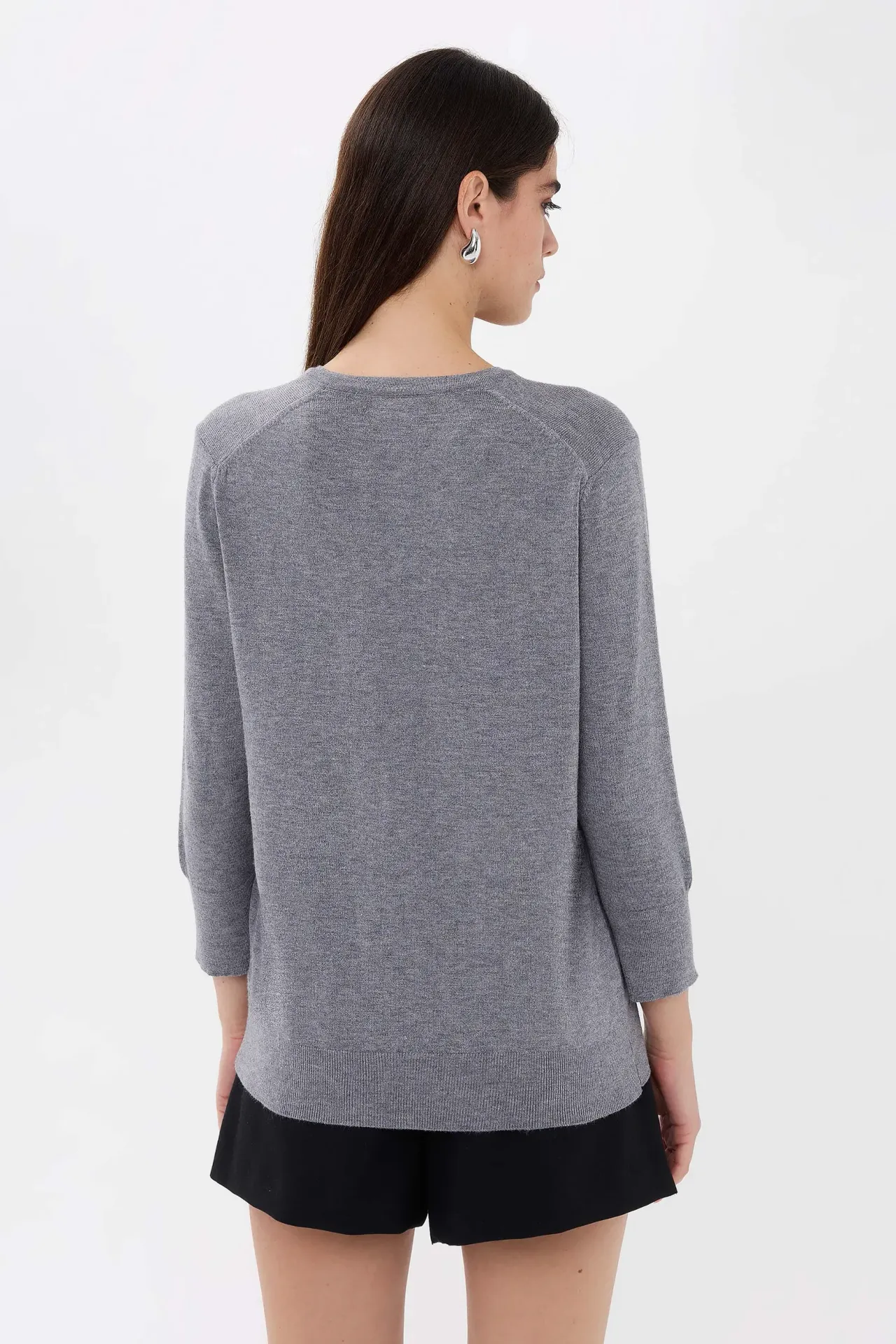 Buttoned Basic Cardigan