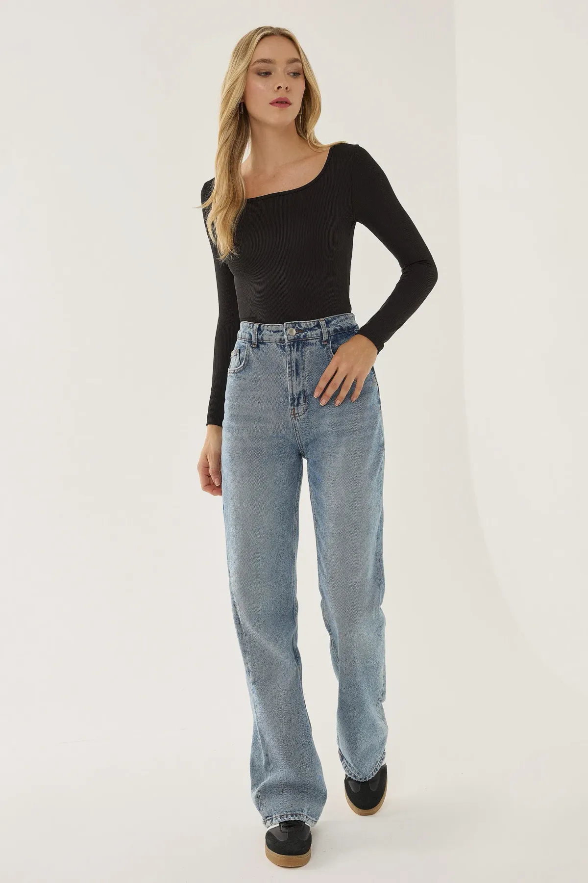Square Neck Long Sleeve Bodysuit 4