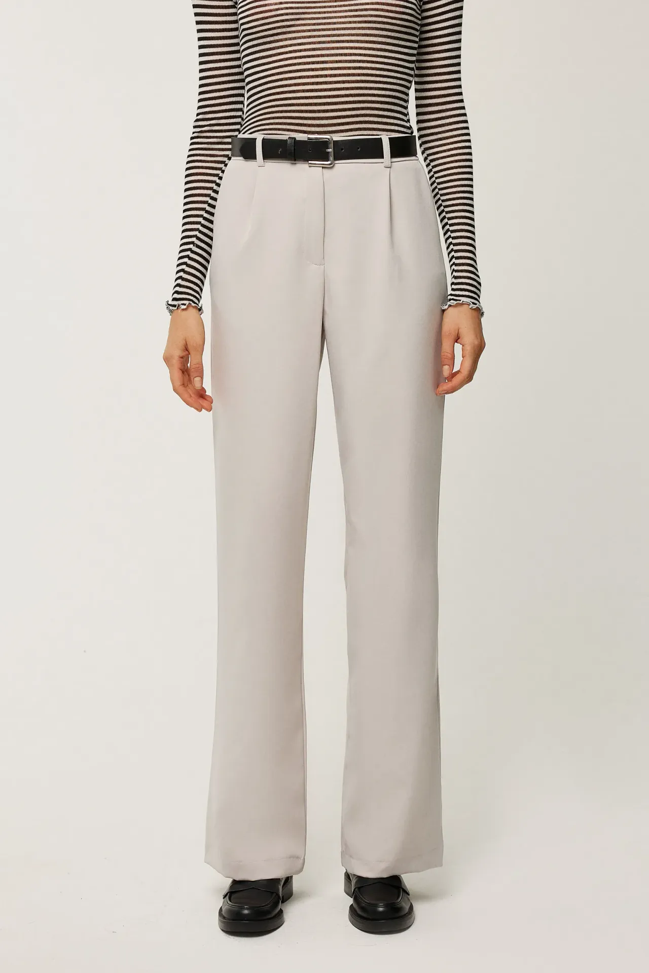 Straight Leg Suit Pants